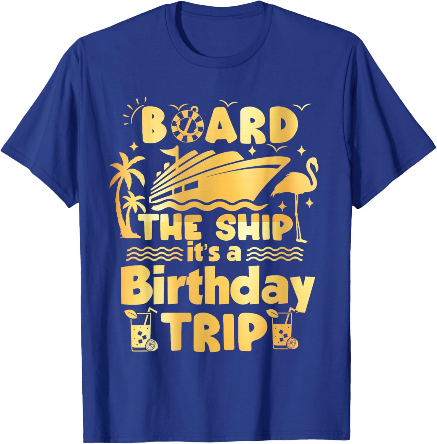 Birthday Cruise Adventure T-Shirt Fun Nautical Theme Apparel - 7