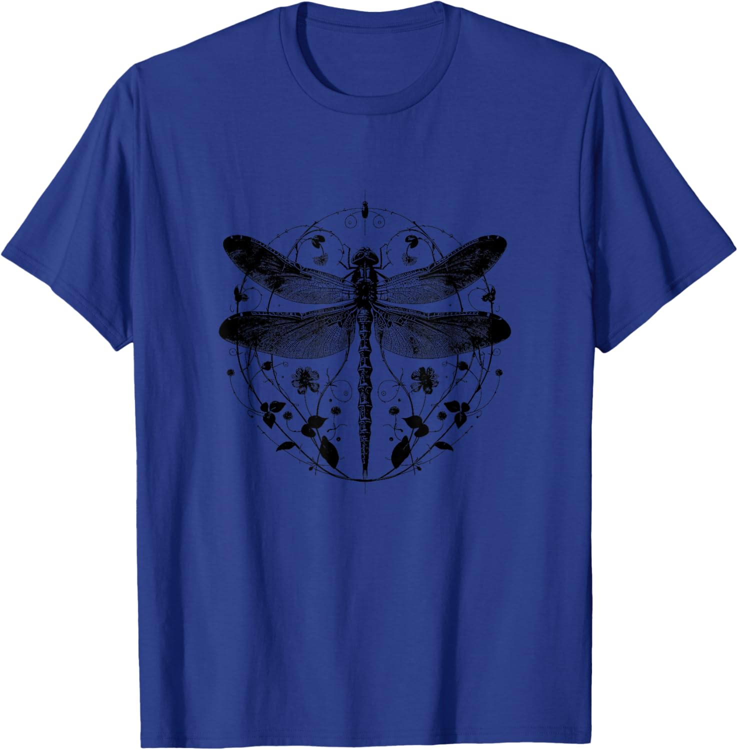 Cute Casual Summer Dragonfly Print T-Shirt for Stylish Comfort - 5