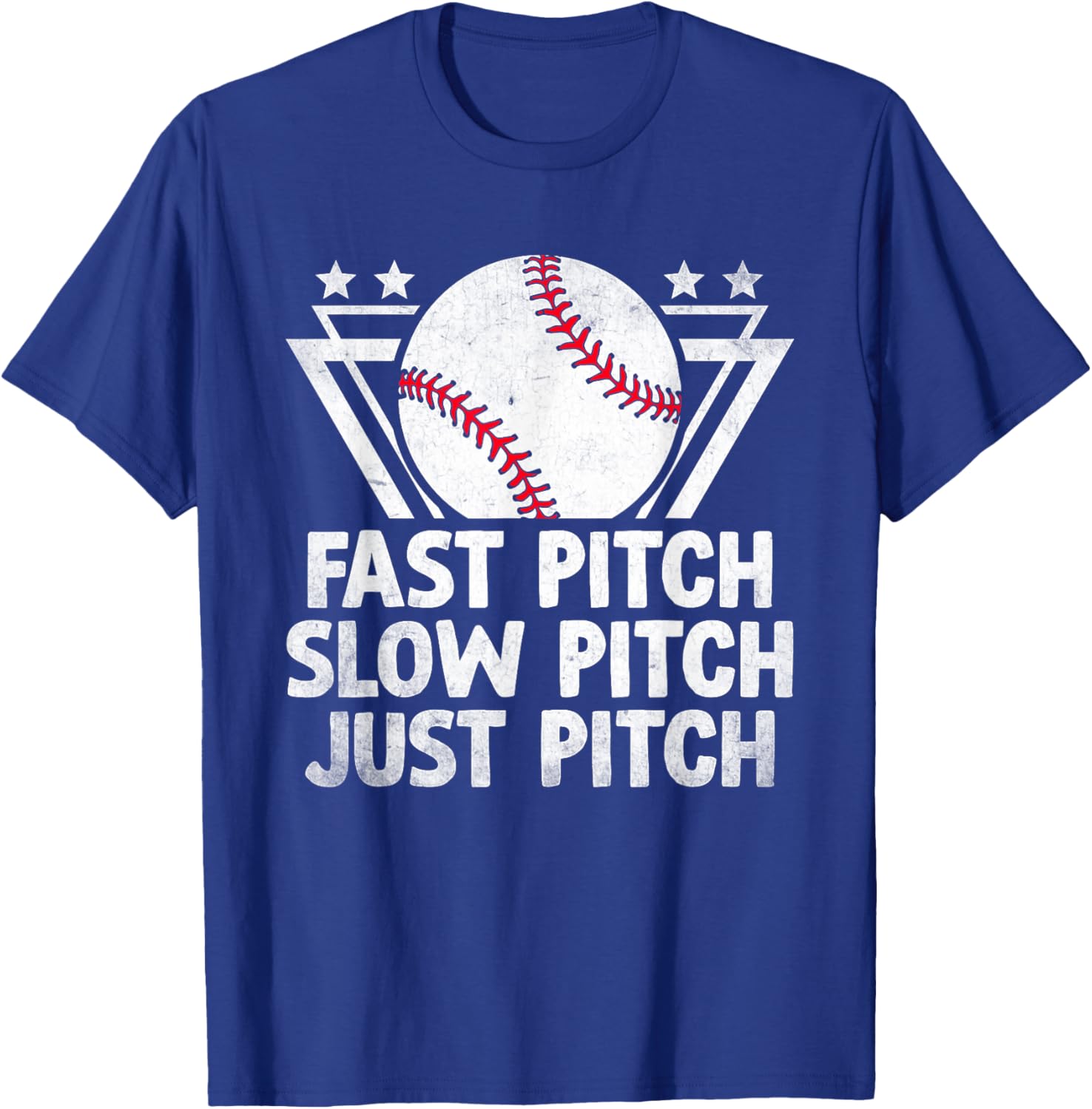 Fast Pitch Slow Pitch Just Pitch Softball T-Shirt for Players and Fans - 13
