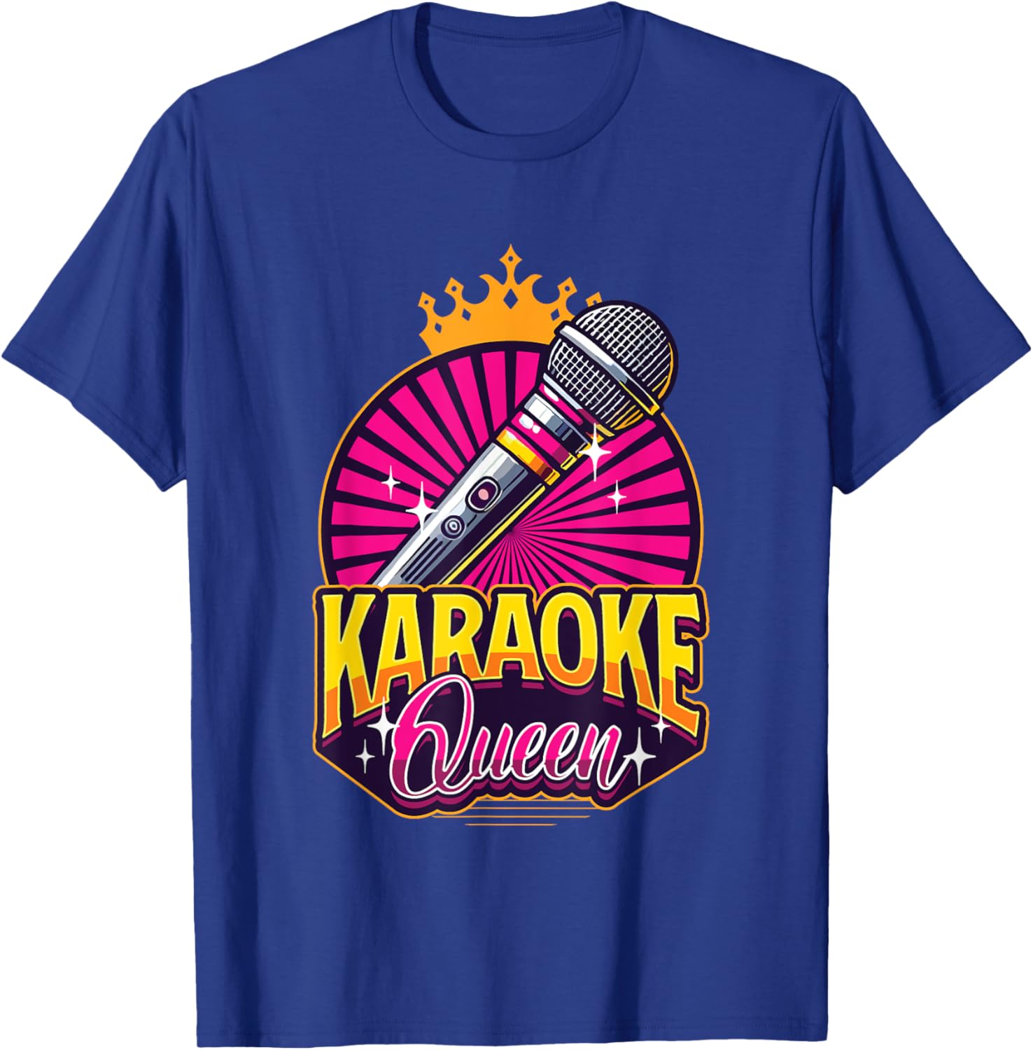 Karaoke Queen Microphone T-Shirt for Music Lovers and Singers - 8