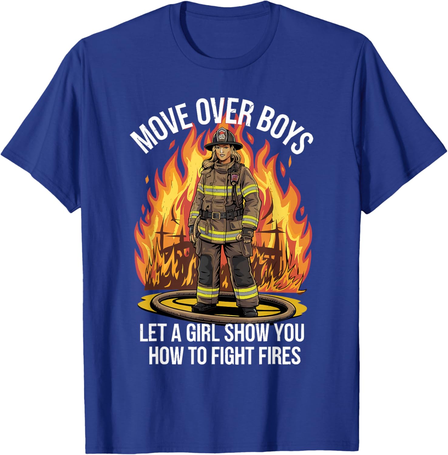 Stylish Firefighter T-Shirt for Women and Girls - Perfect Gift Idea - 19