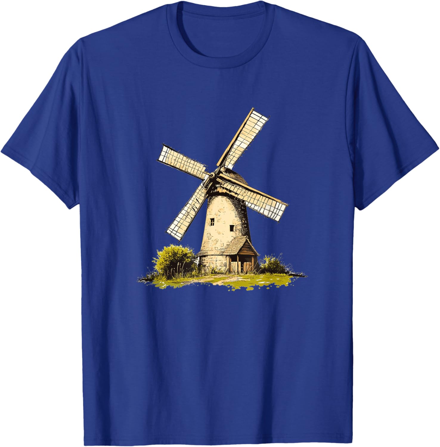 Rustic Old Windmill Vibes T-Shirt for Unique Costume Style - 3