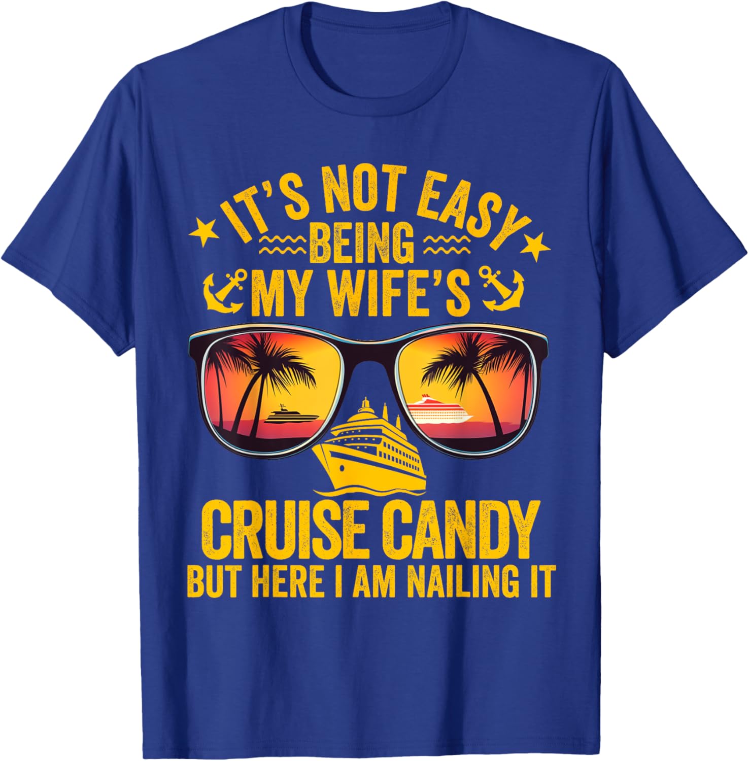 Funny Cruise Candy Husband T-Shirt for Loving Wives and Fun Adventures - 2