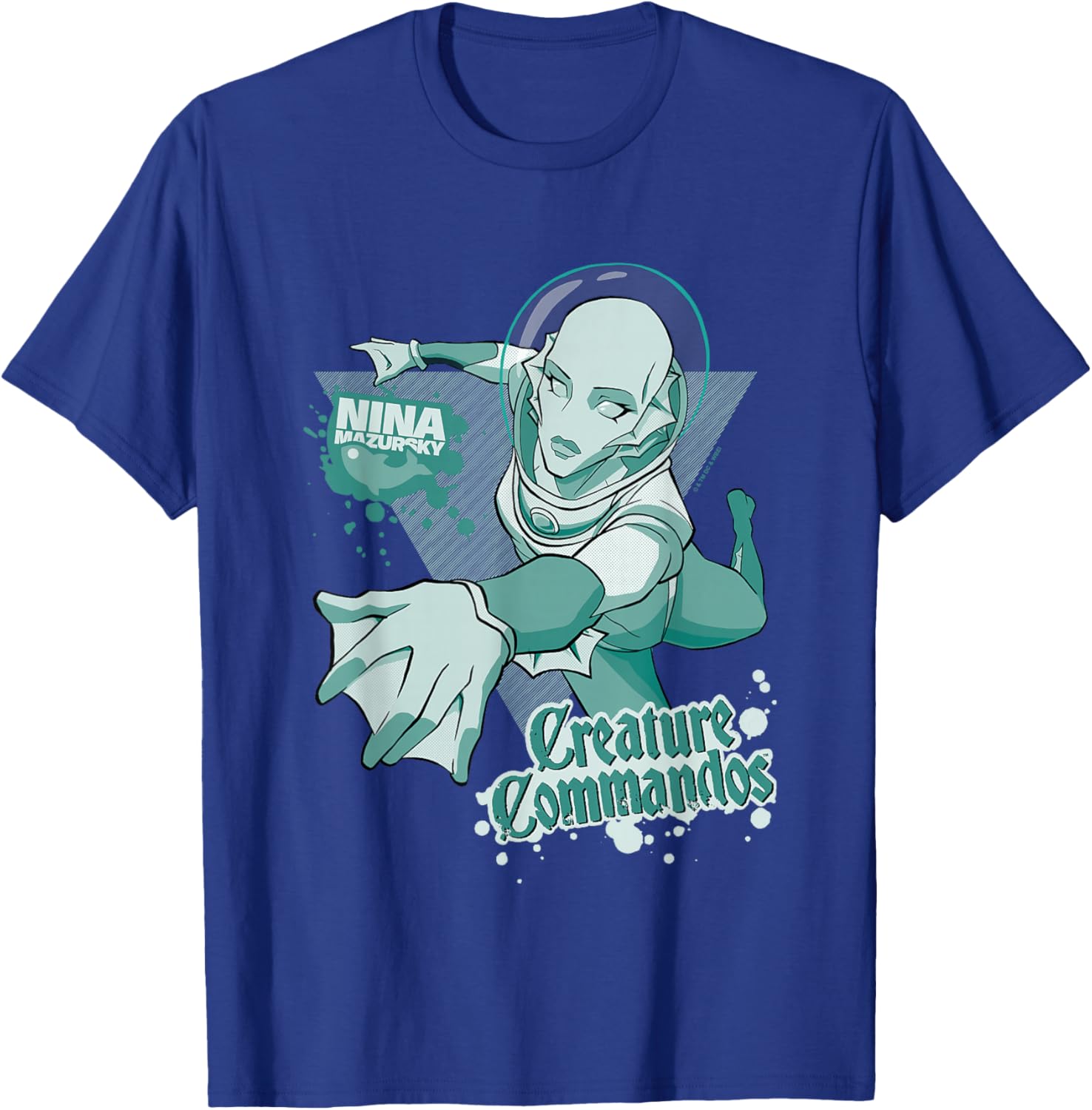Nina Mazursky Creature Commandos Poster T-Shirt for Fans and Collectors - 4