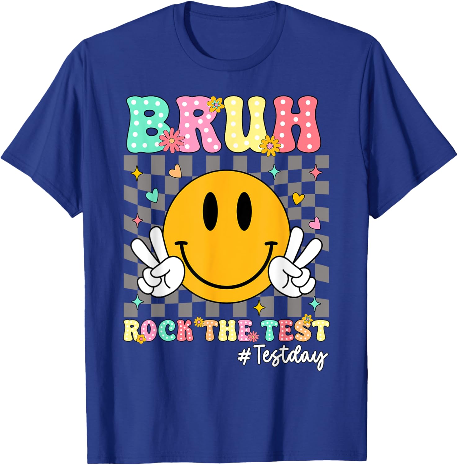 You Got This Test Day Smile Rock the Test Kids T-Shirt for Boys and Girls - 7