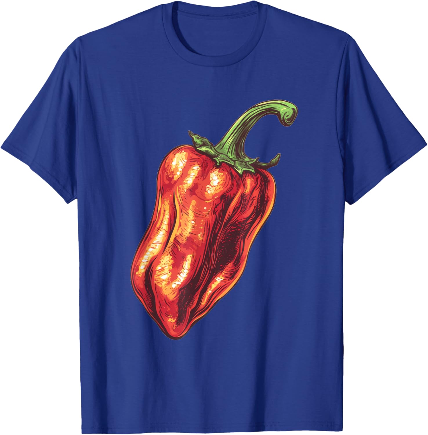 Ghost Pepper Retro T-Shirt for Spicy Food Lovers and Trendsetters - 9