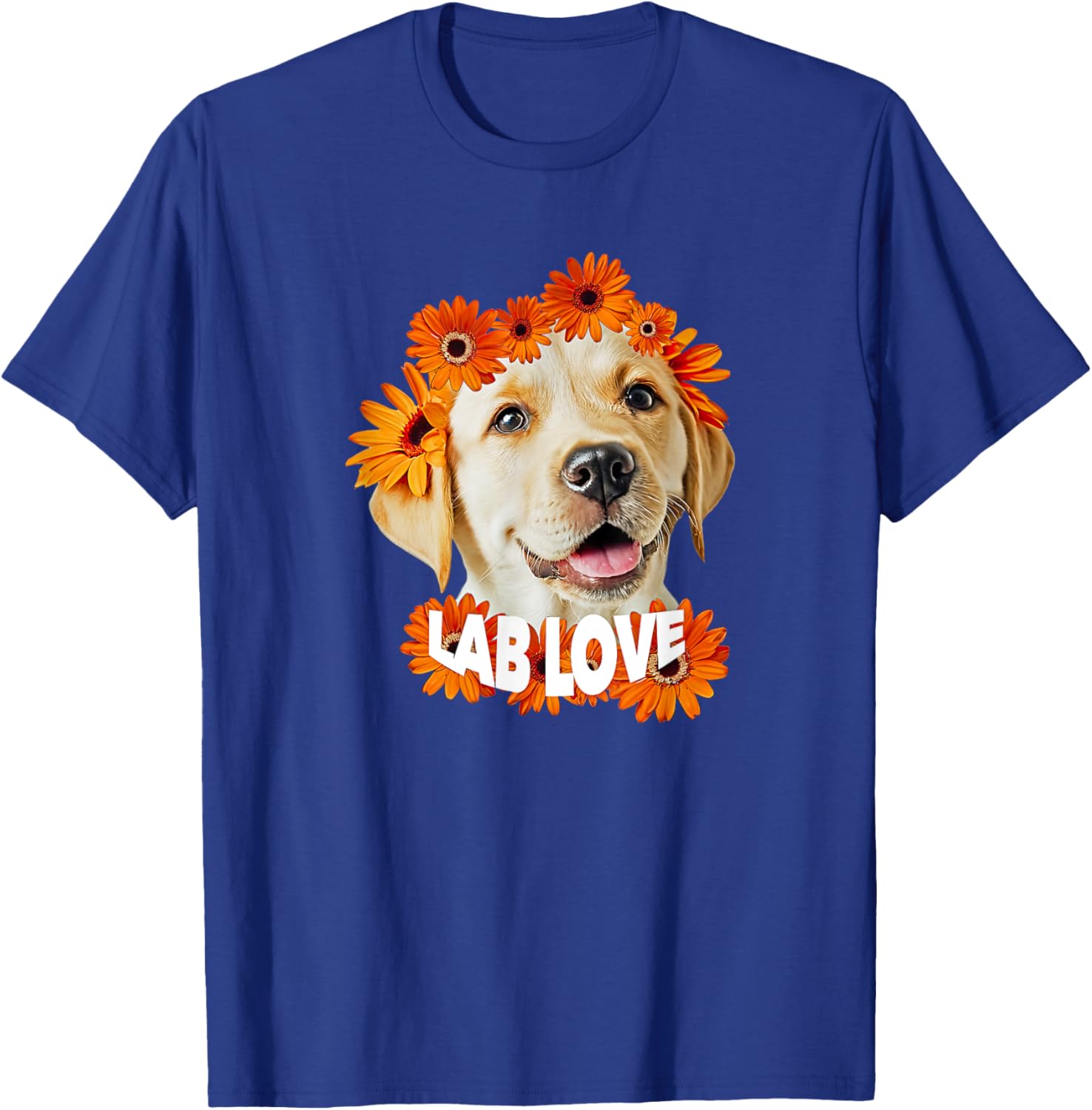 Yellow Labrador Love T-Shirt for Dog Moms and Dads - Daisy Puppy Design - 18