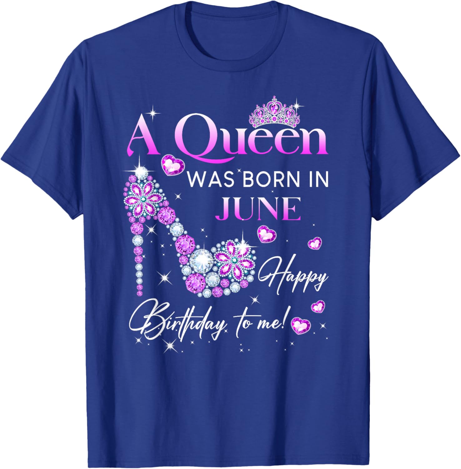 Queen Was Born In June T-Shirt for Women - Perfect Birthday Gift - 13