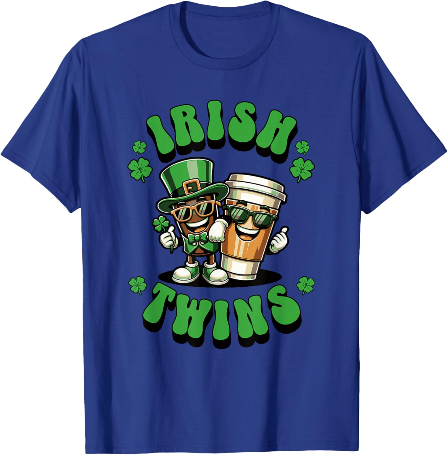 Funny Irish Twins Matching St. Patrick's Day T-Shirt for Kids - 7