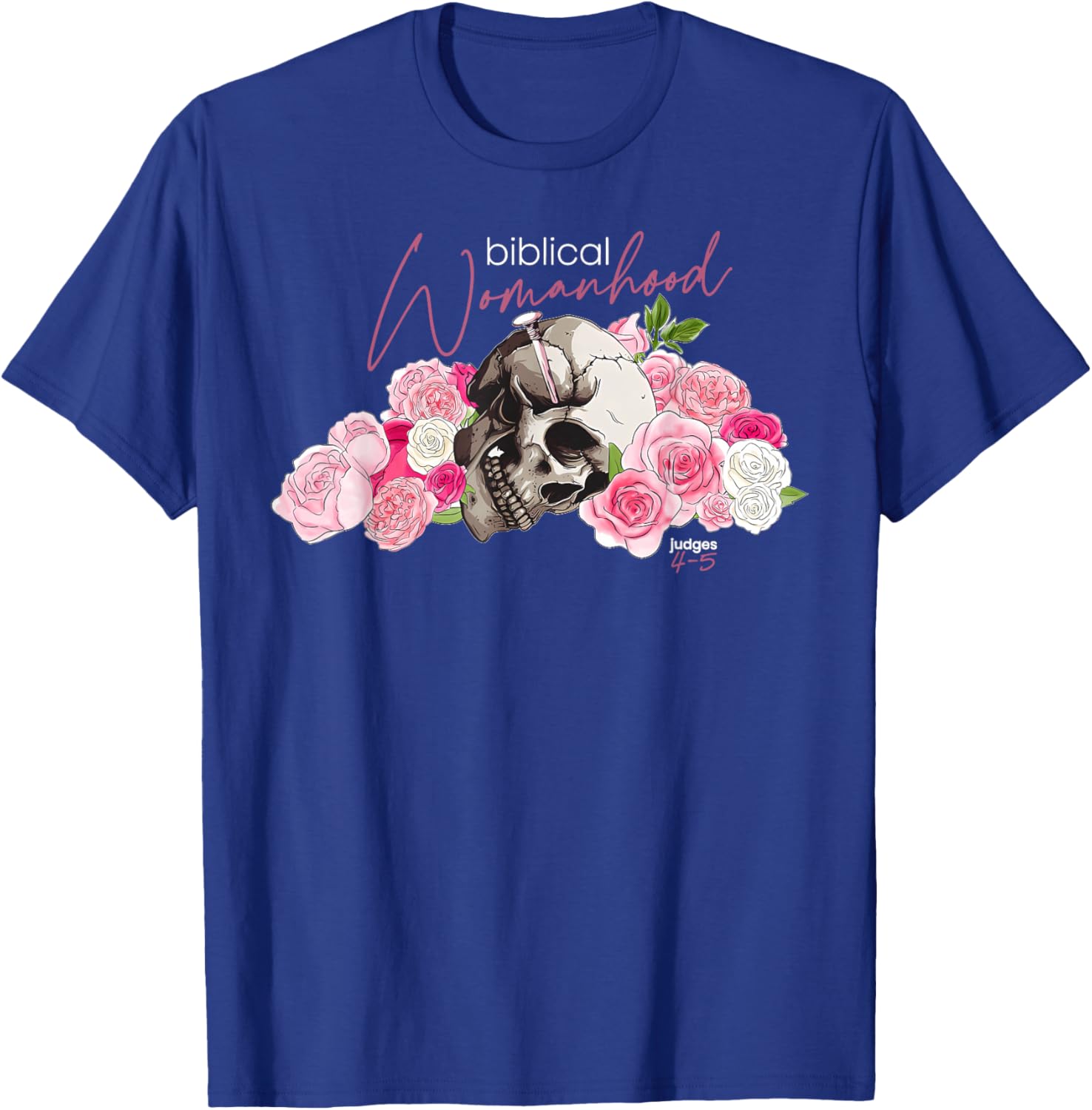 Biblical Womanhood Deborah T-Shirt for Christian Women - Judges 4-5 Design - 7
