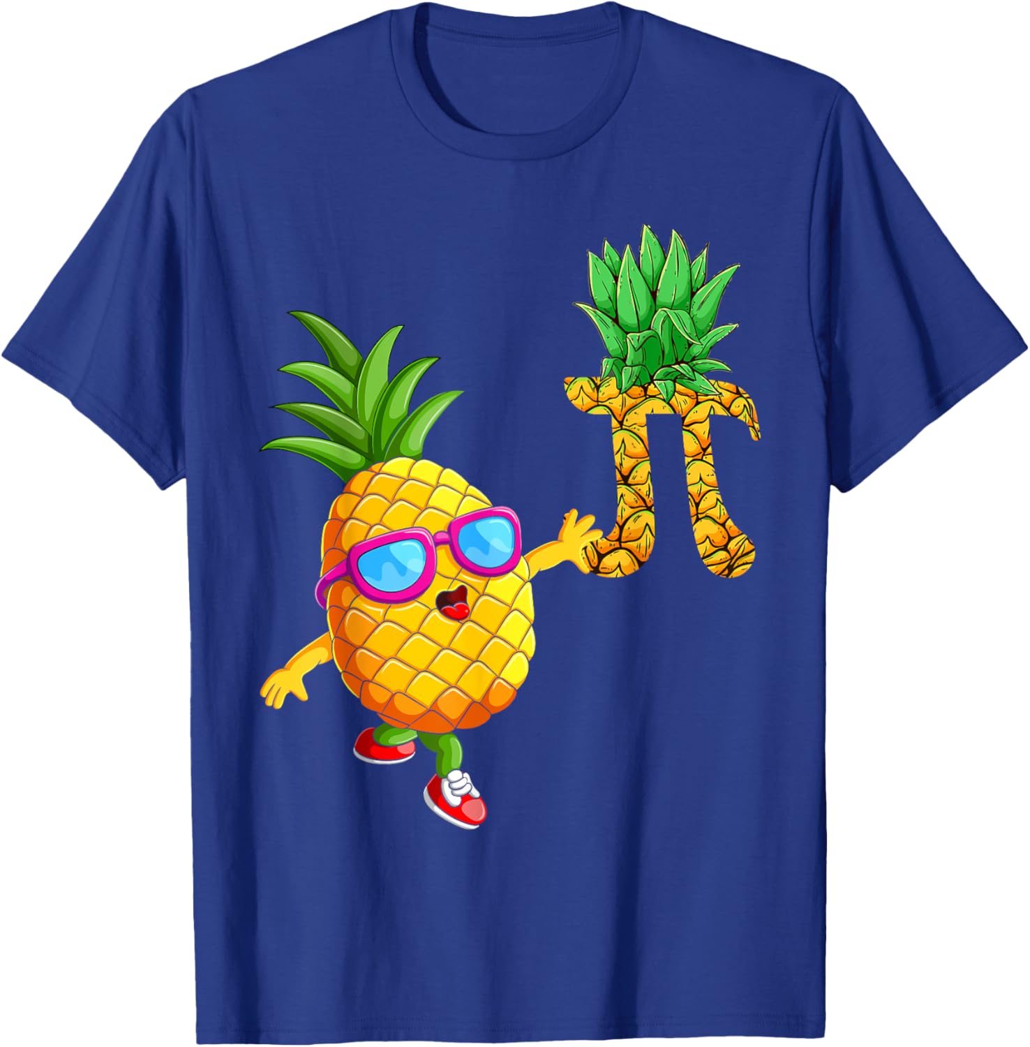 Pineapple Pi Day T-Shirt for Math Lovers and Foodies Fun Design - 15