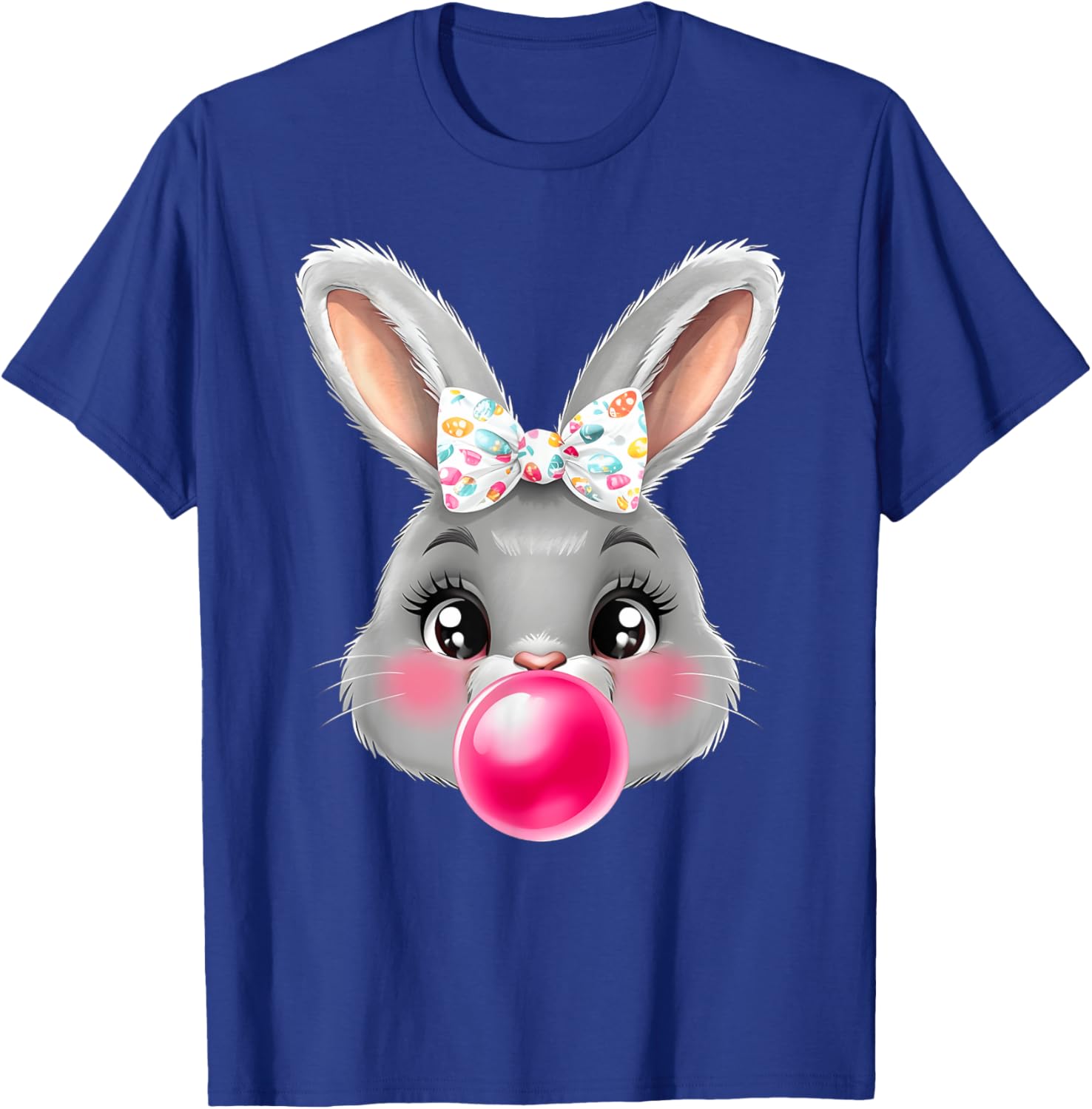 Adorable Bunny Rabbit T-Shirt with Bow Glasses for Cute Style Lovers - 7