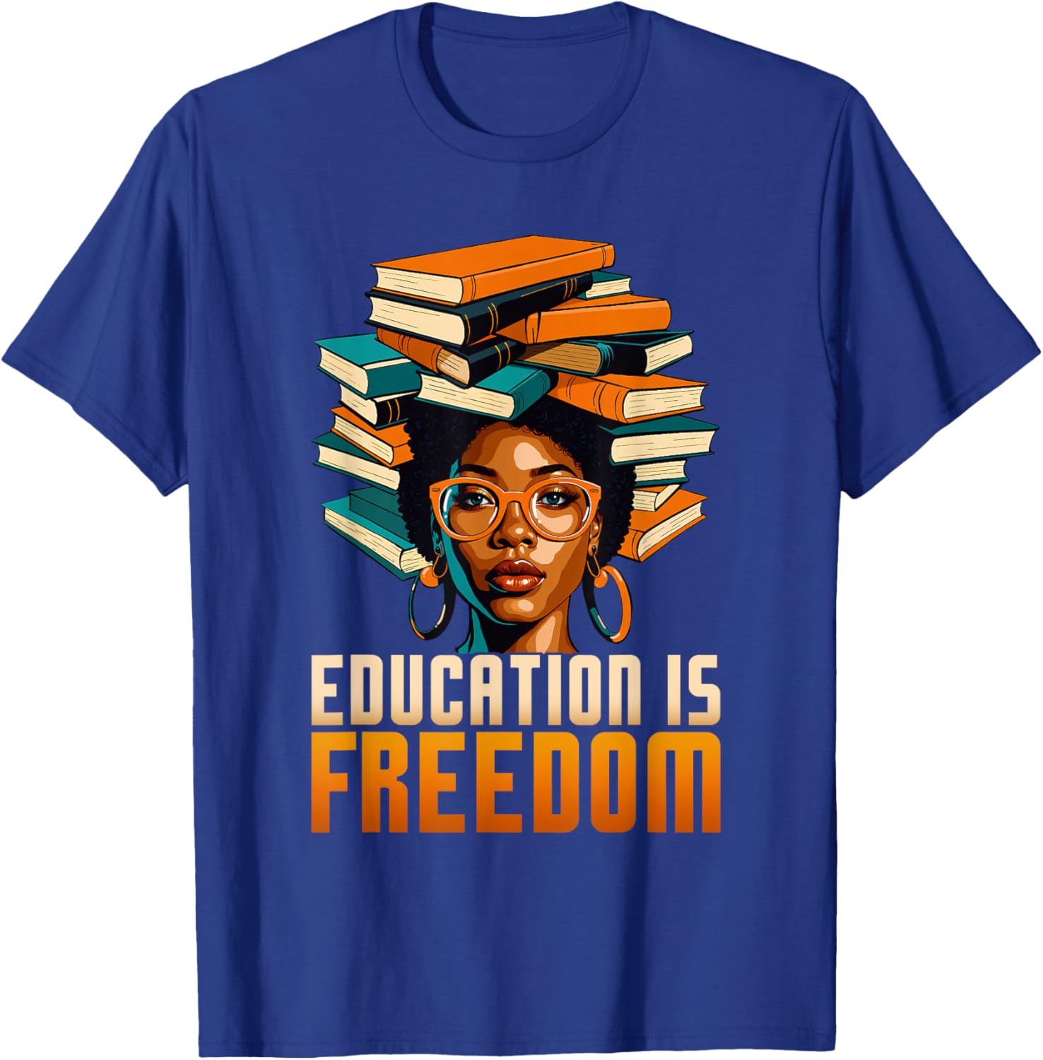 Empowering BHM Teacher T-Shirt: Education Is Freedom for Women - 10