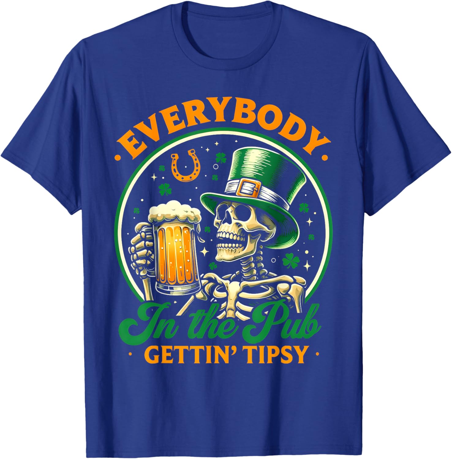 Tipsy St Patricks Day T-Shirt for Men and Women Celebrating at the Pub - 29