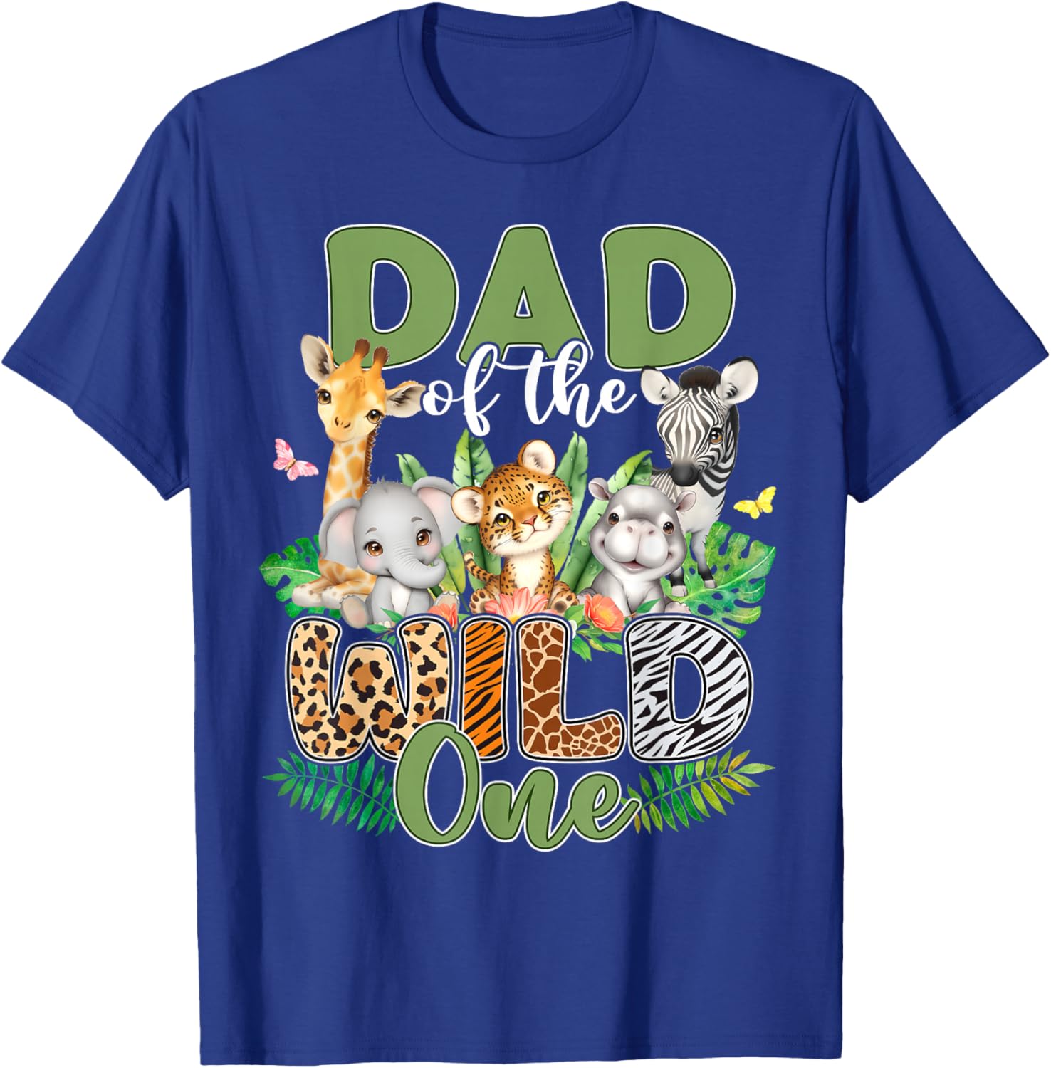 Dad Of The Wild One Safari Family Matching T-Shirt for 1st Birthday - 5