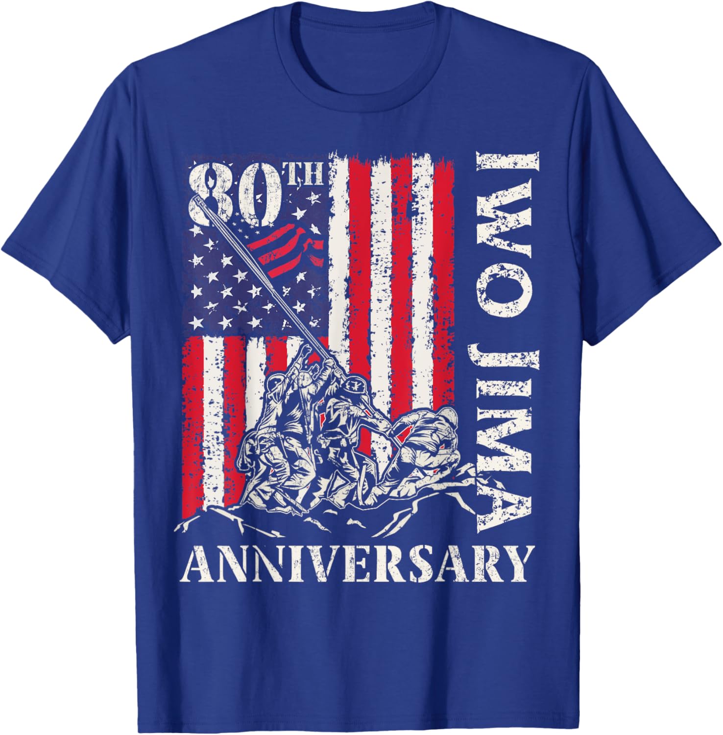 Iwo Jima 80th Anniversary WWII Veteran T-Shirt for 4th of July - 11