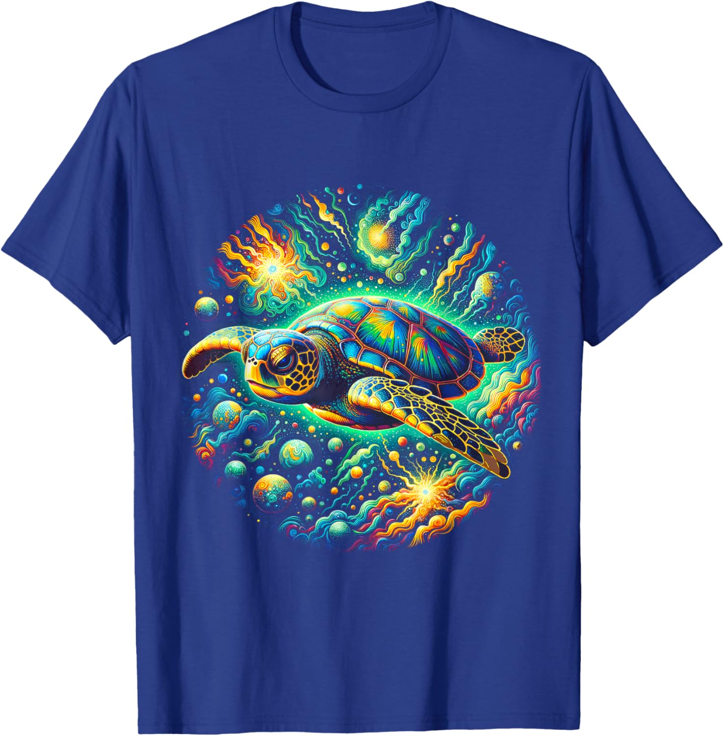Sea Turtle Beach Lover Women's T-Shirt Cute Ocean Animal Graphic Tee - 2