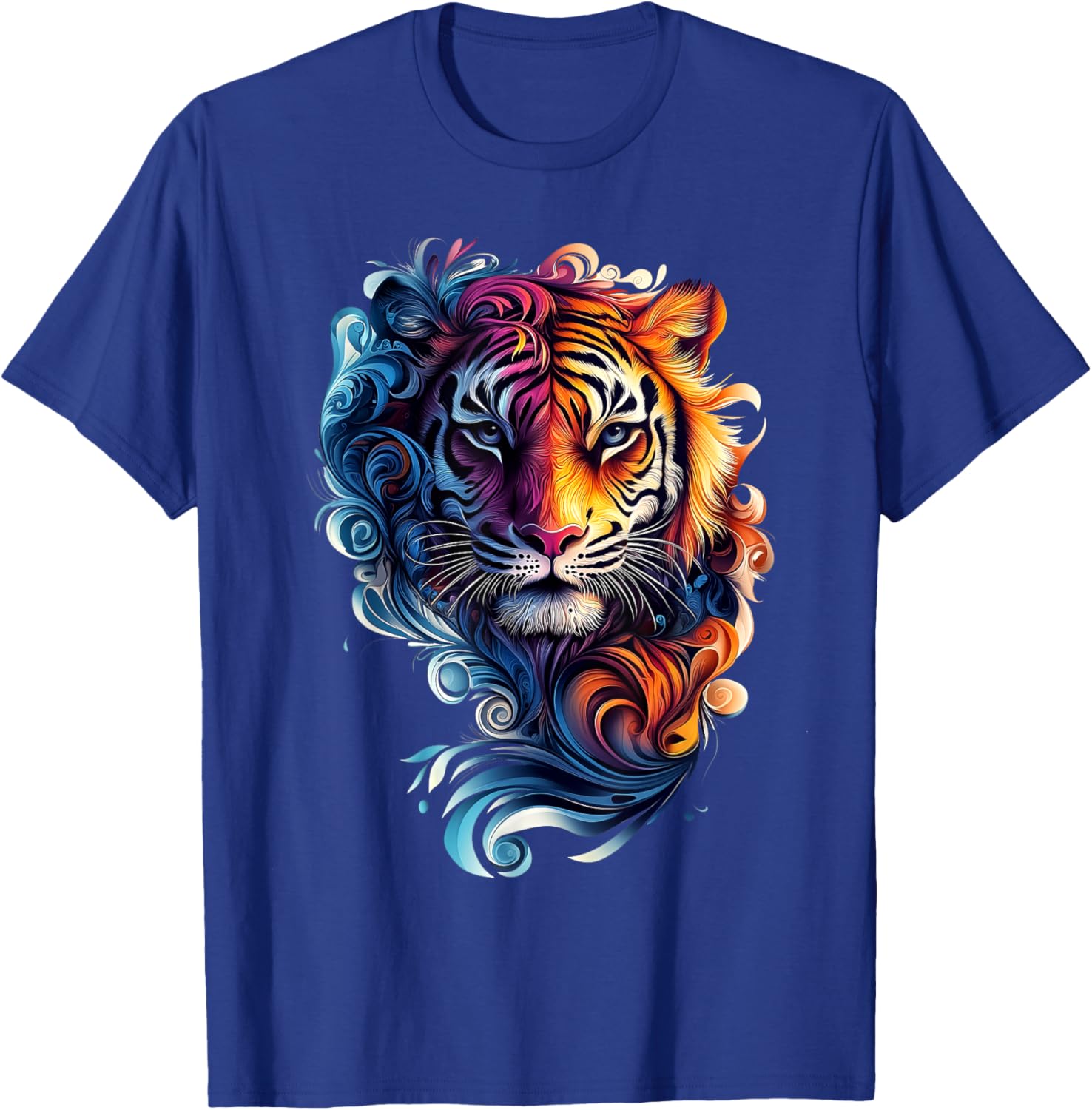 Colorful Tiger Wildlife T-Shirt for Nature Lovers - Stylish and Fun - 21