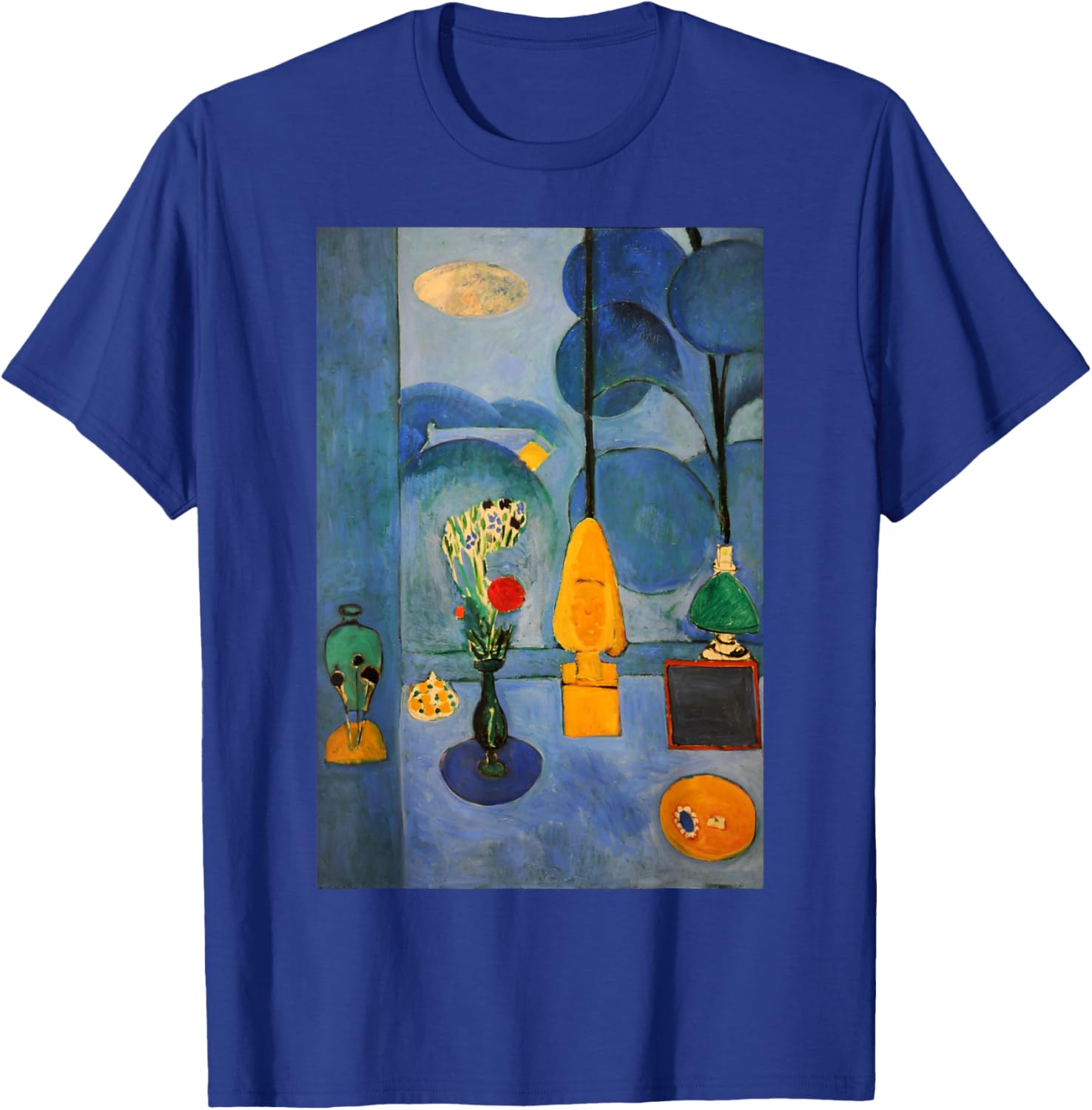 Matisse Blue Window T-Shirt – Stylish Art-Inspired Clothing for All - 22