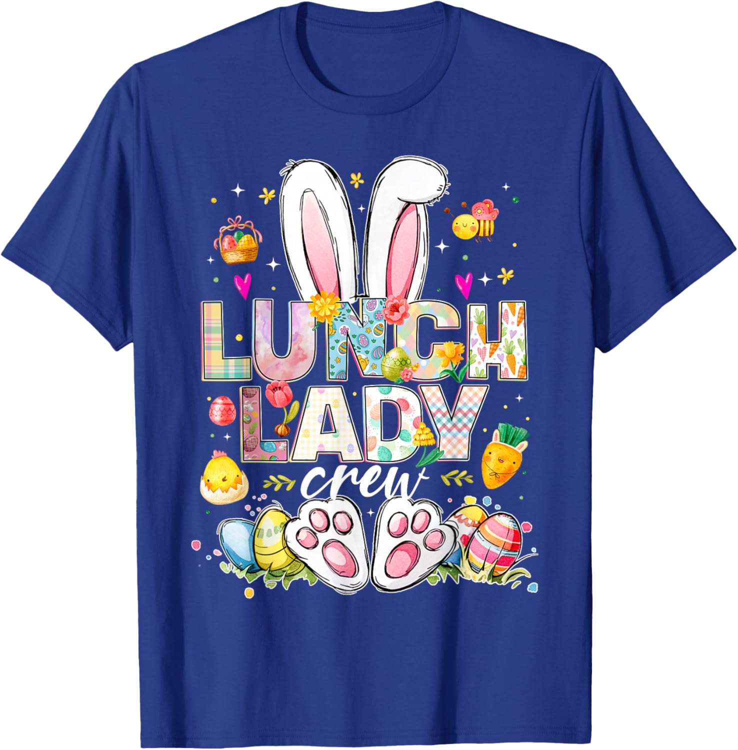 Funny Bunny Lunch Lady Easter T-Shirt for Cafeteria Workers - 10