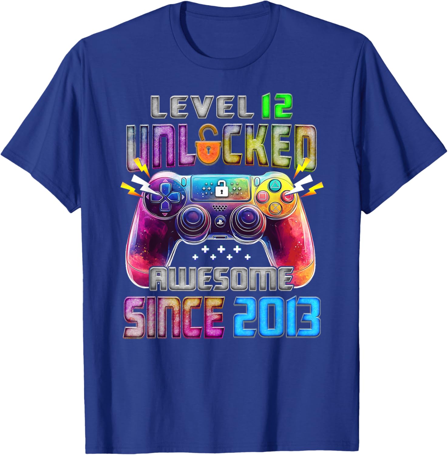 Level 12 Awesome 12 Year Old T-Shirt Fun Gift Since 2013 for Kids - 8