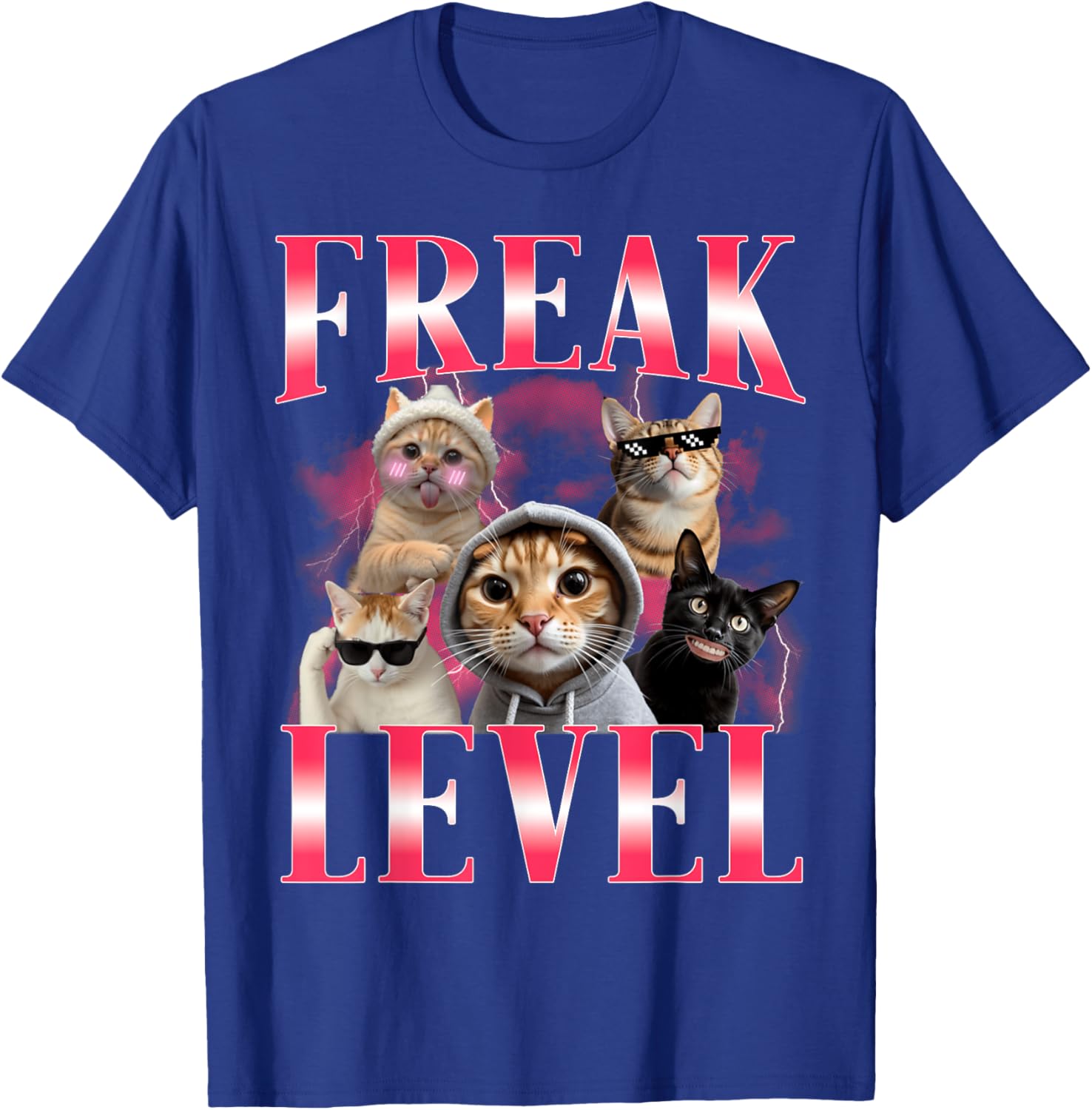 Funny Cat Meme T-Shirt Certified Freak Humor for Cat Lovers - 7