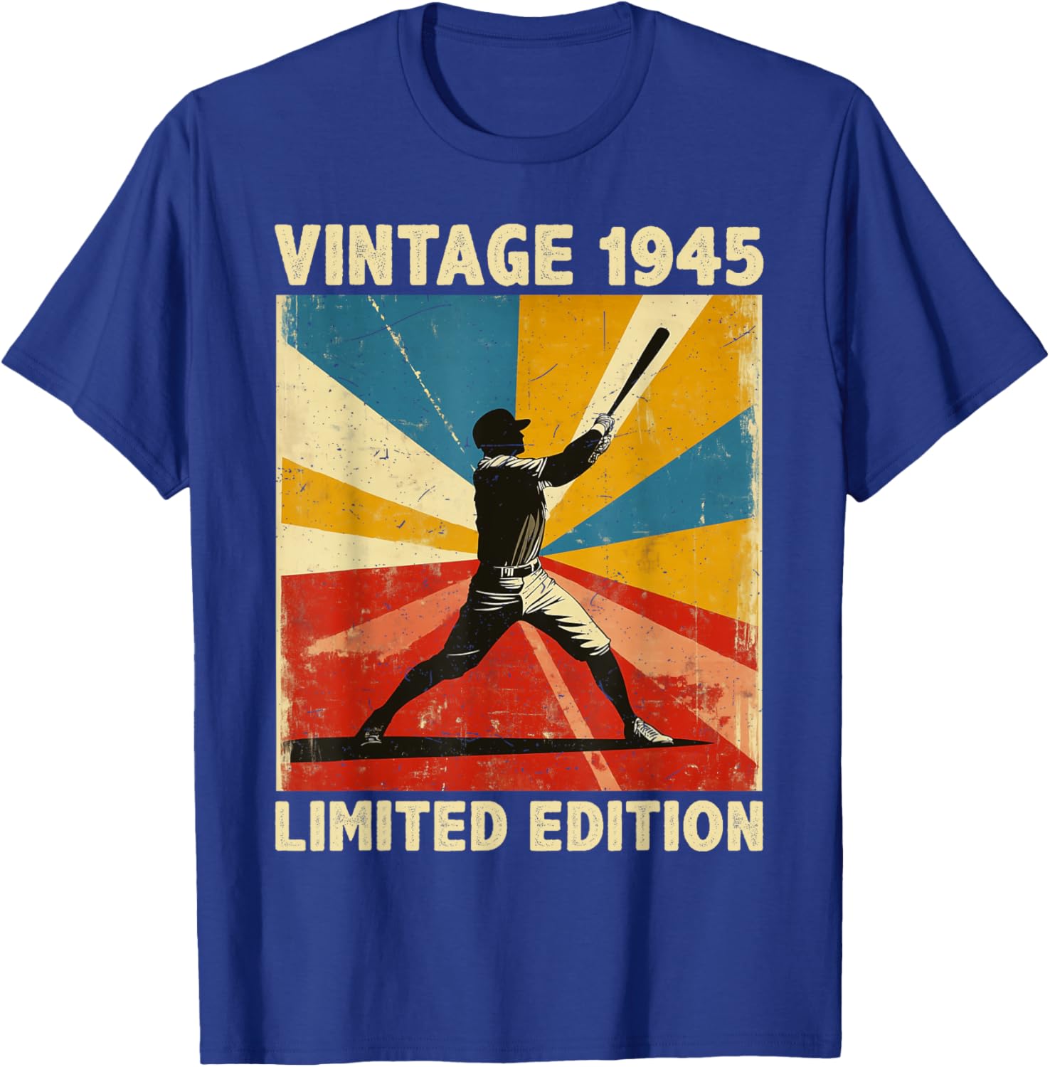 Retro Vintage 1945 Baseball Lover Funny T-Shirt for True Fans - 2