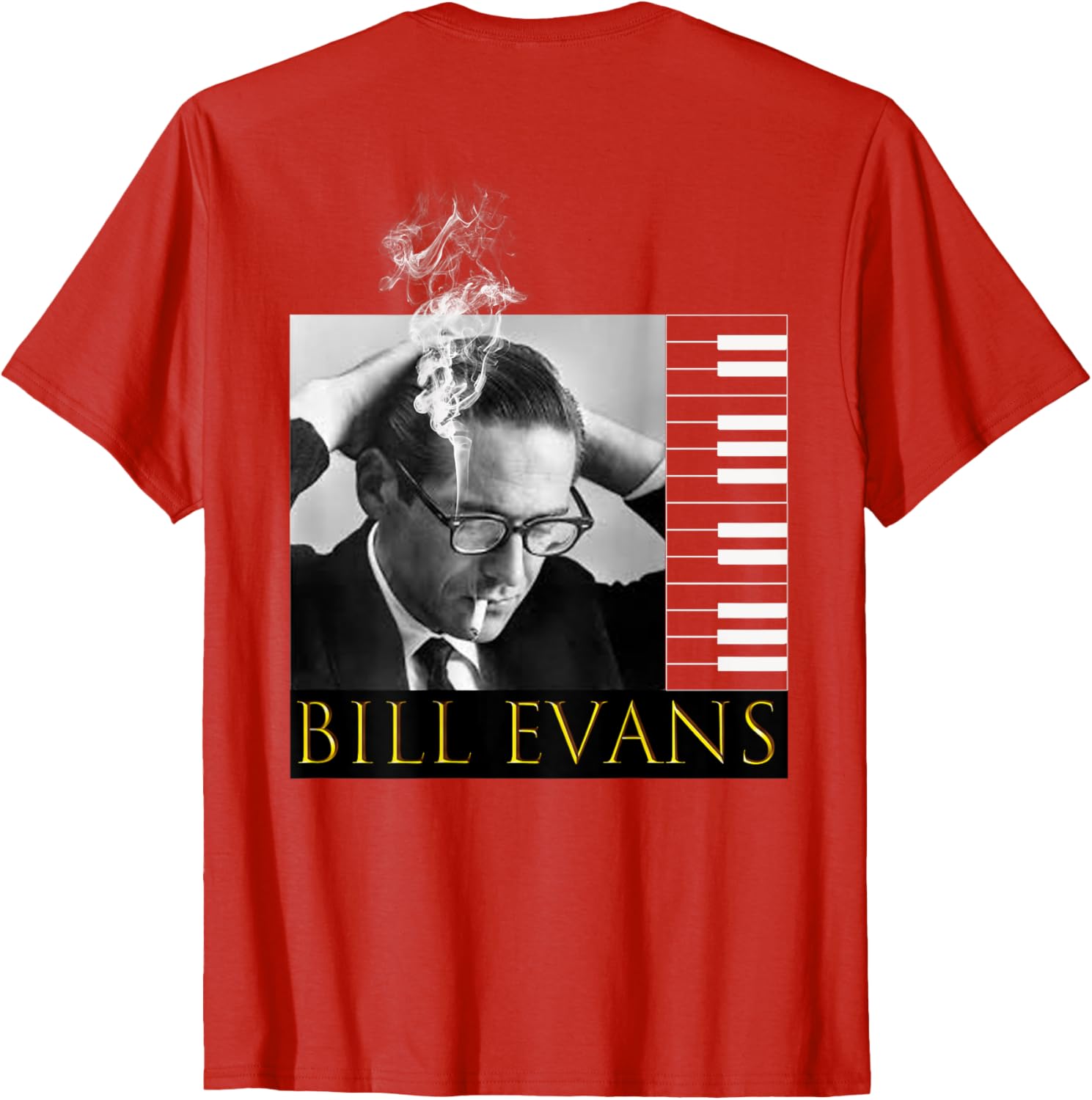 Bill Evans Back Printed T-Shirt for Music Lovers - Stylish Casual Wear - 9