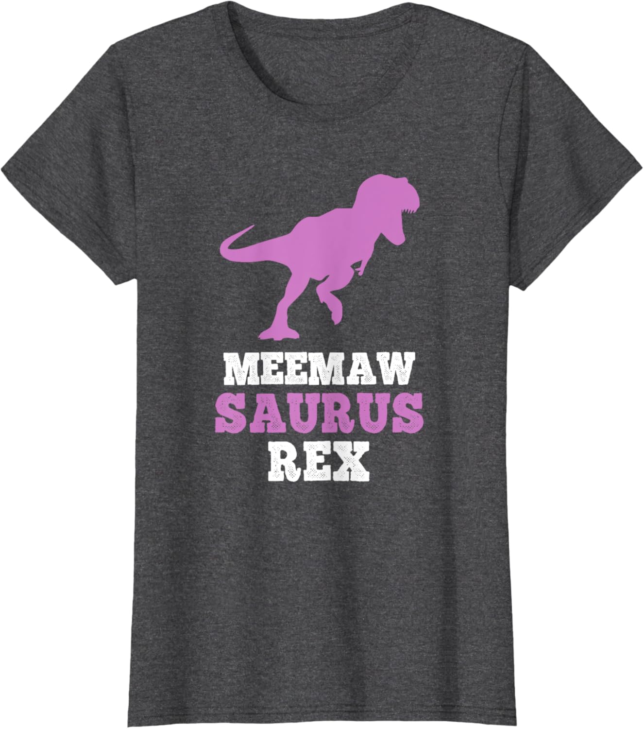 Funny Meemaw-Saurus Rex Dinosaur T-Shirt for Proud Grandmothers - 3