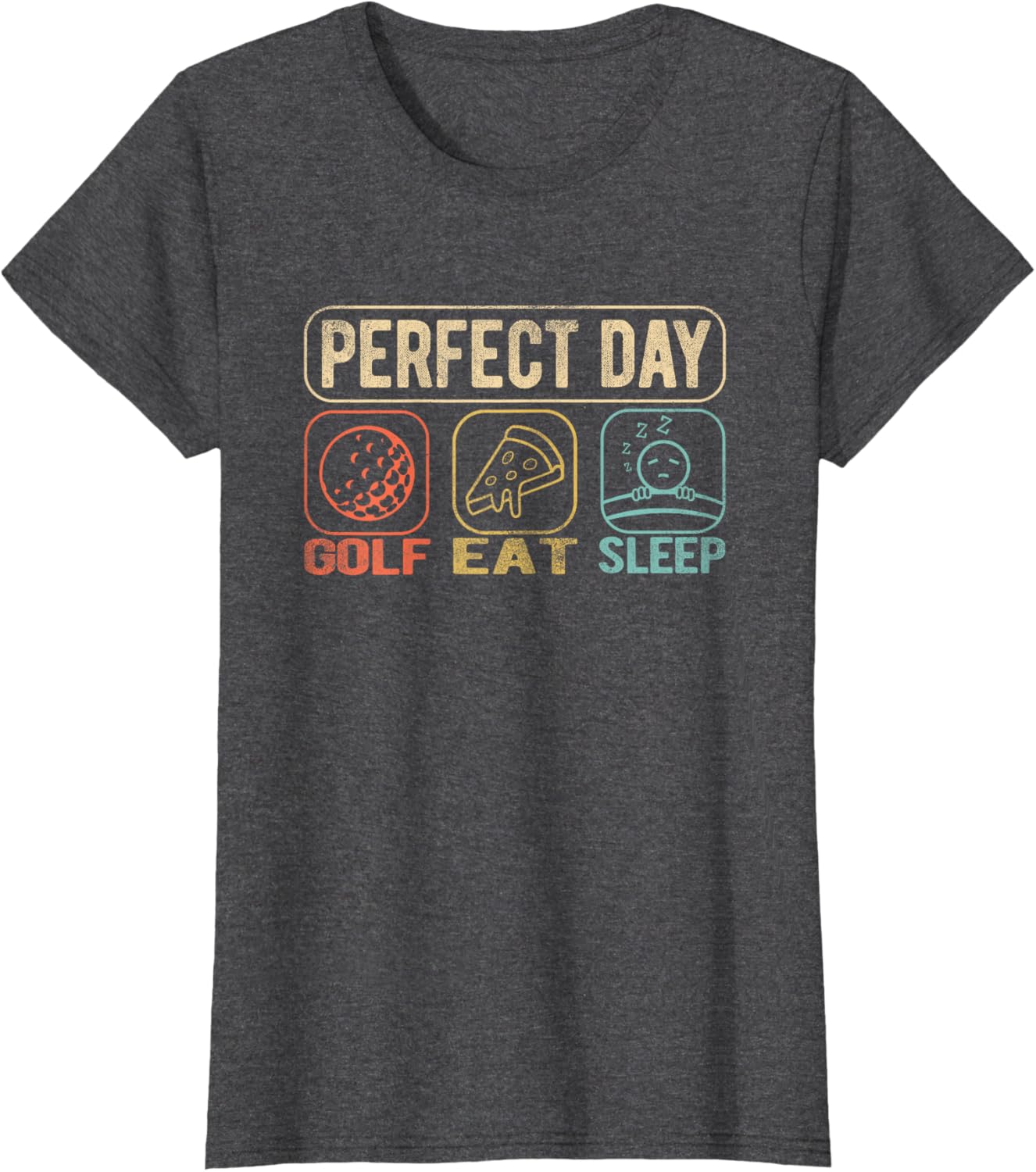 Funny Golf Eat Sleep Perfect Day Women's T-Shirt Gift for Golf Lovers - 1