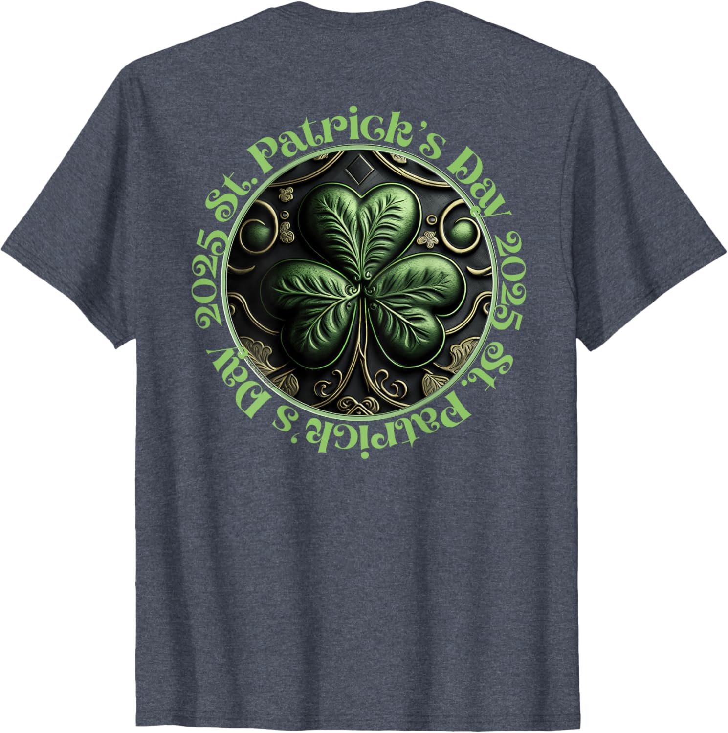 Cool Irish Shamrock St. Patrick's Day 2025 T-Shirt - Festive Apparel - 6