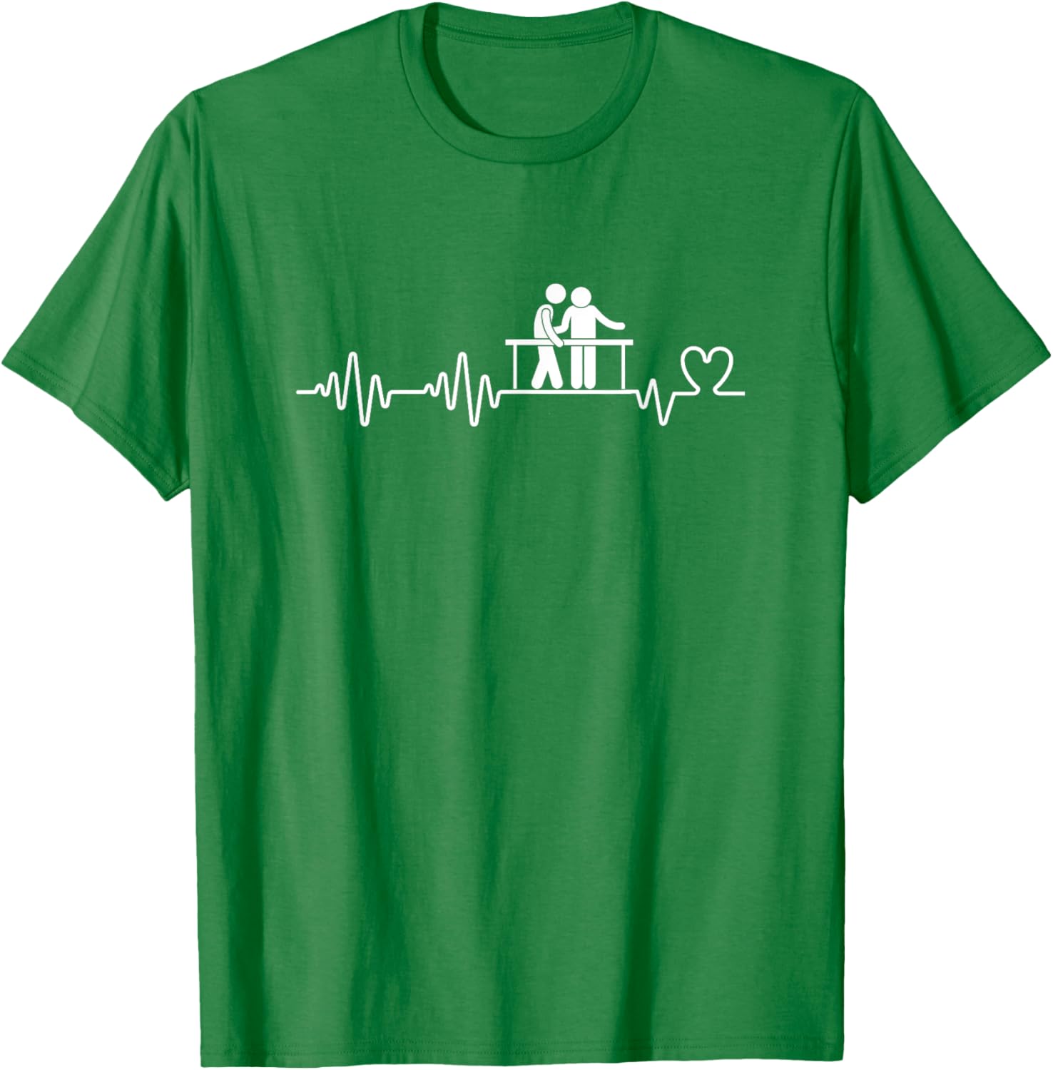 Funny Physical Therapist Heartbeat Man T-Shirt for Therapy Lovers - 11