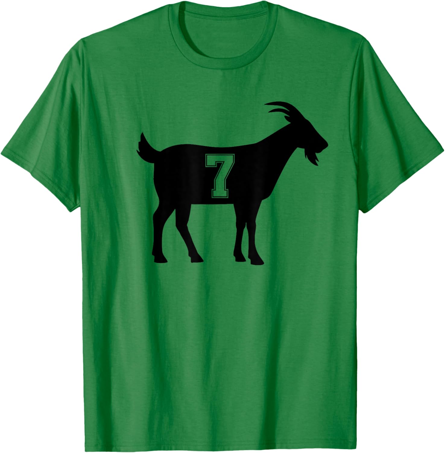 Goat 7 G.O.A.T. Number Seven Goat Graphic T-Shirt for Casual Style - 10