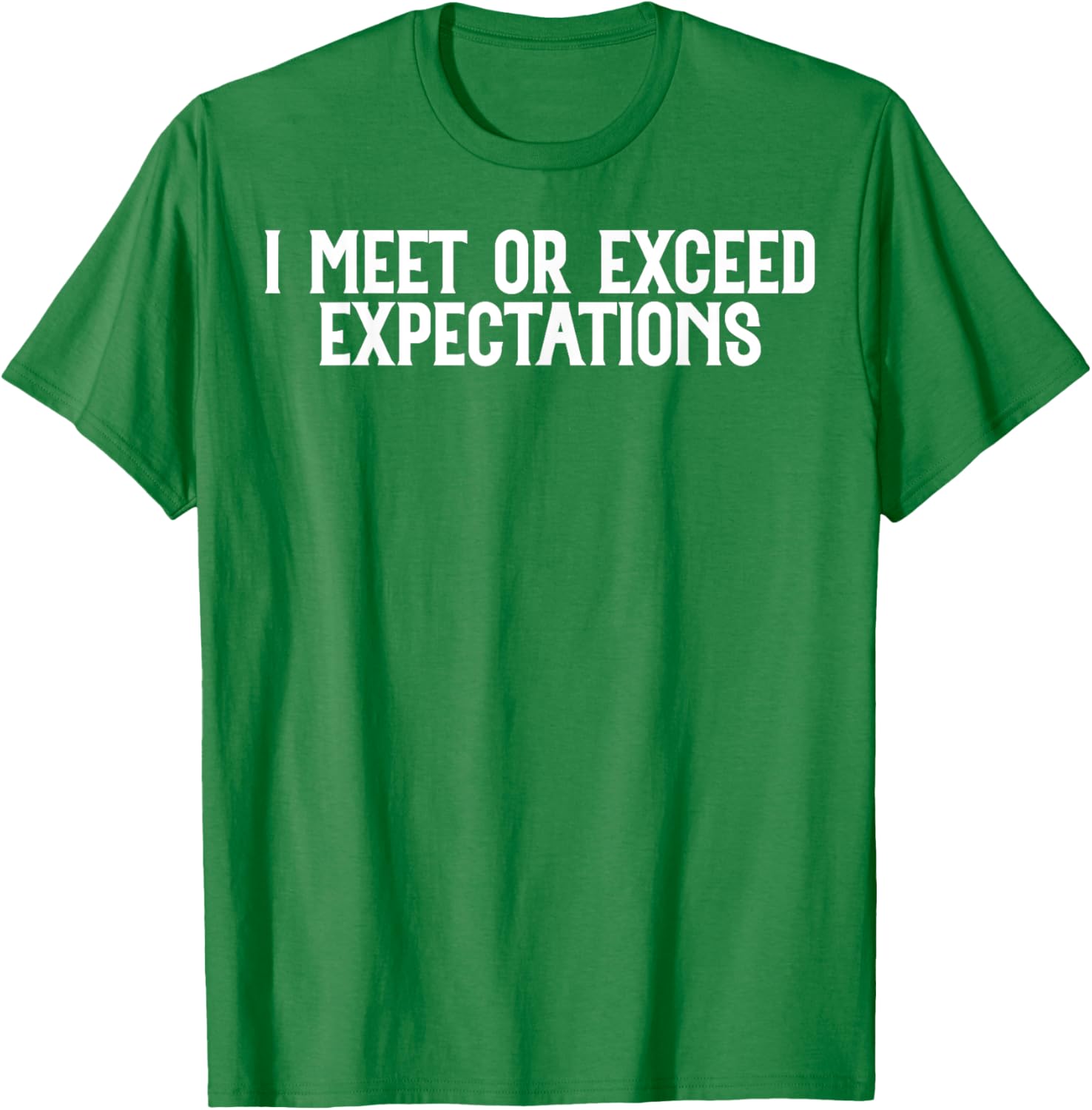 Funny I Meet or Exceed Expectations T-Shirt for Singles and Couples - 15