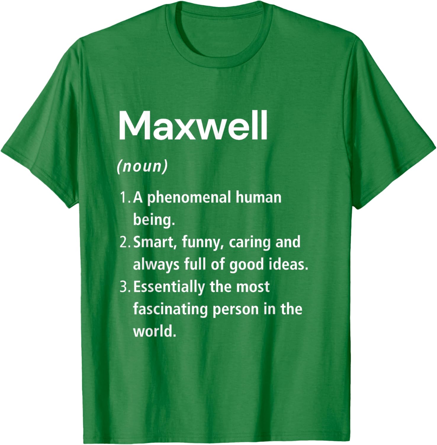 Funny Maxwell Name Definition T-Shirt for Unique Style and Humor - 5