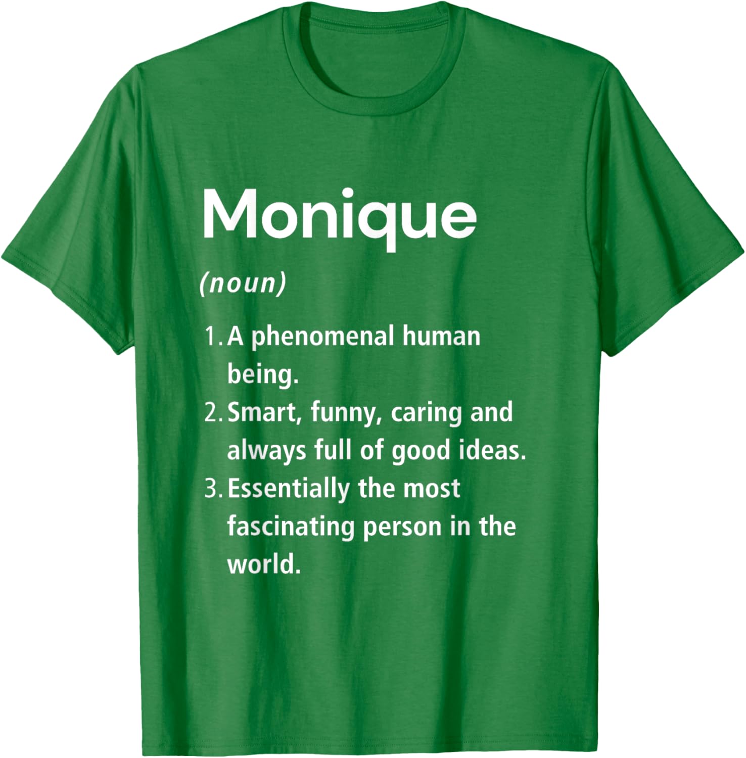 Funny Monique Name Definition T-Shirt for Unique Fashion Lovers - 7