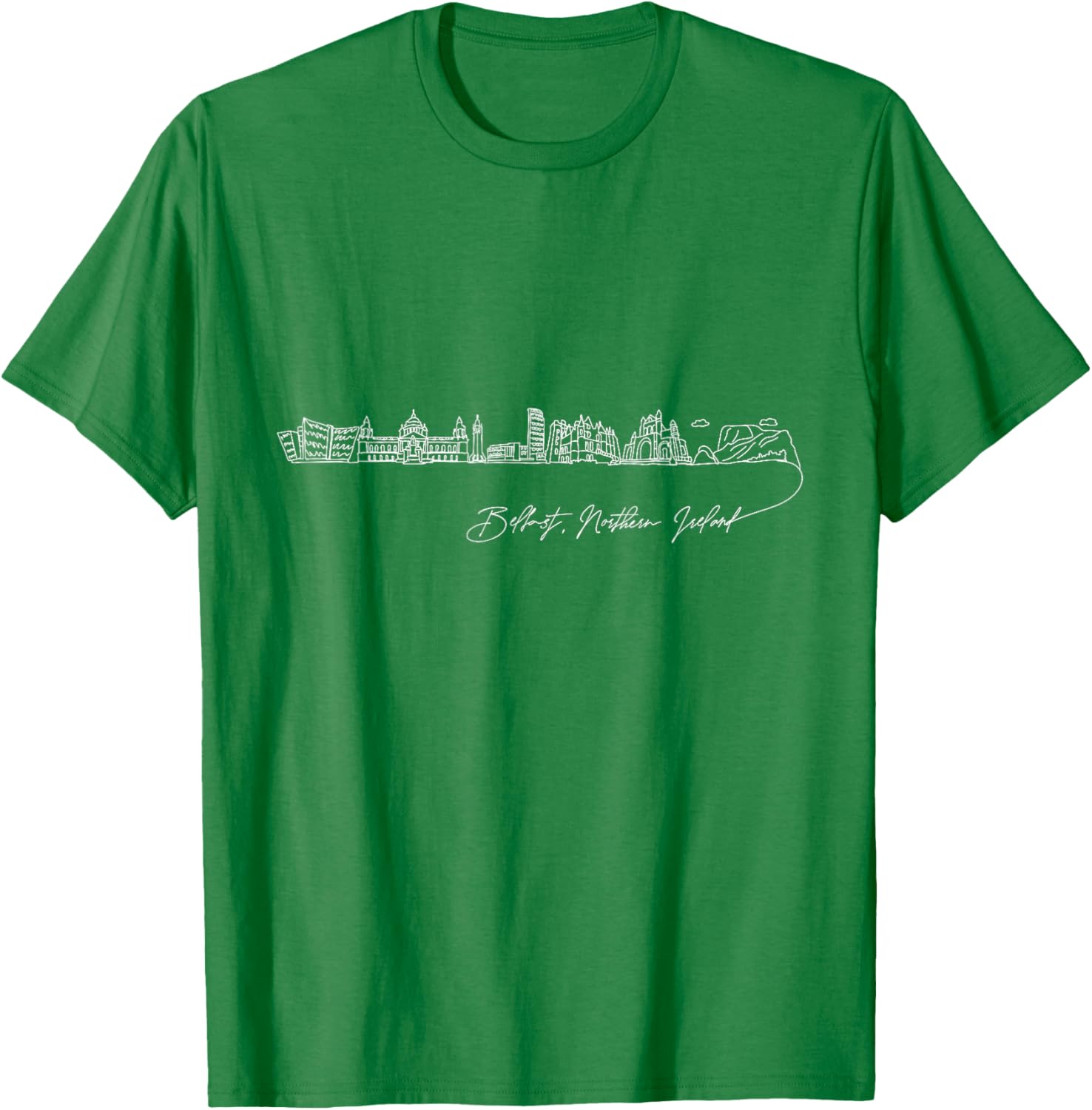 Signature Belfast City Skyline T-Shirt Perfect Northern Ireland Souvenir - 7