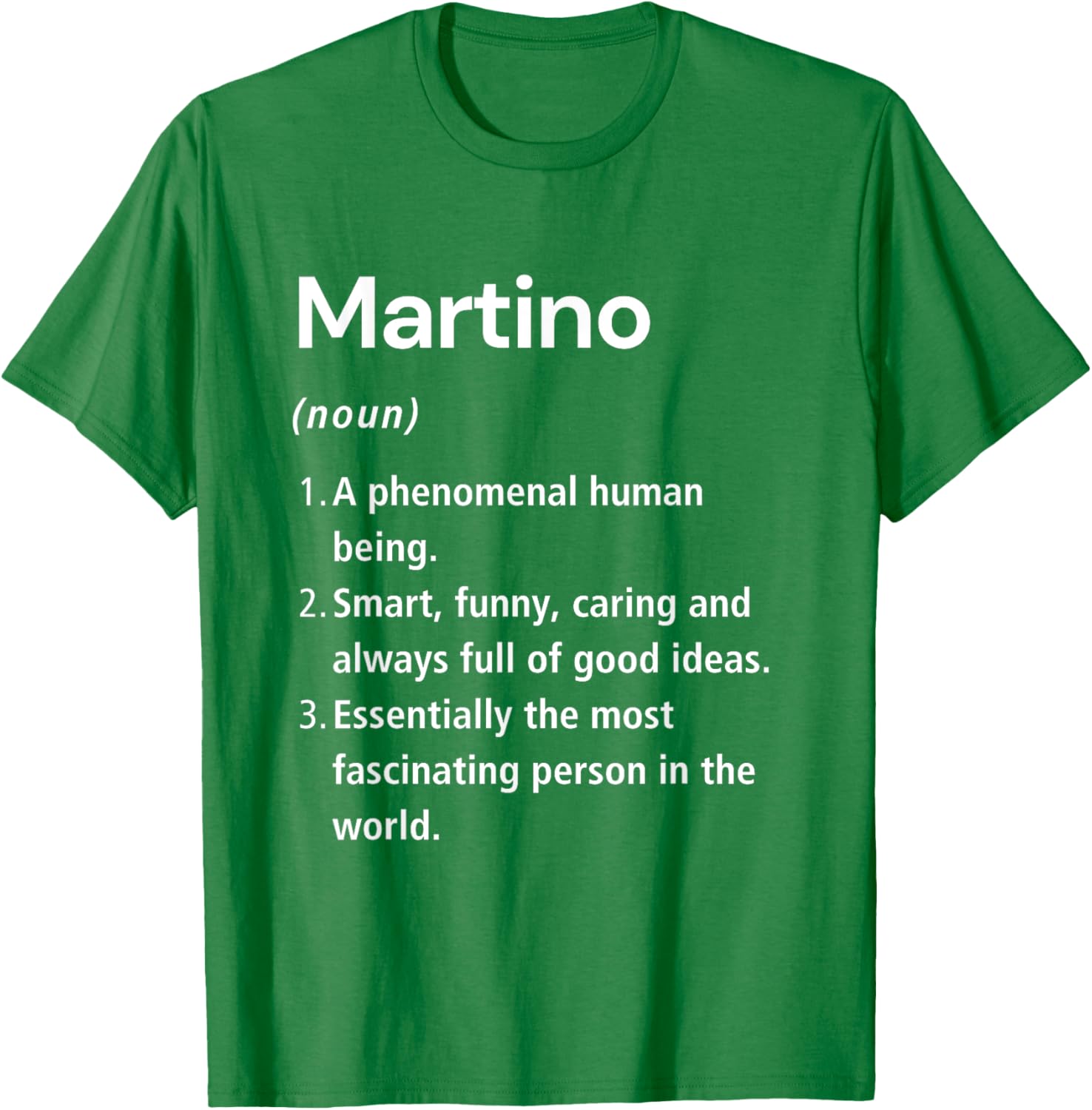 Funny Martino Name Definition T-Shirt for Unique Style and Humor - 23