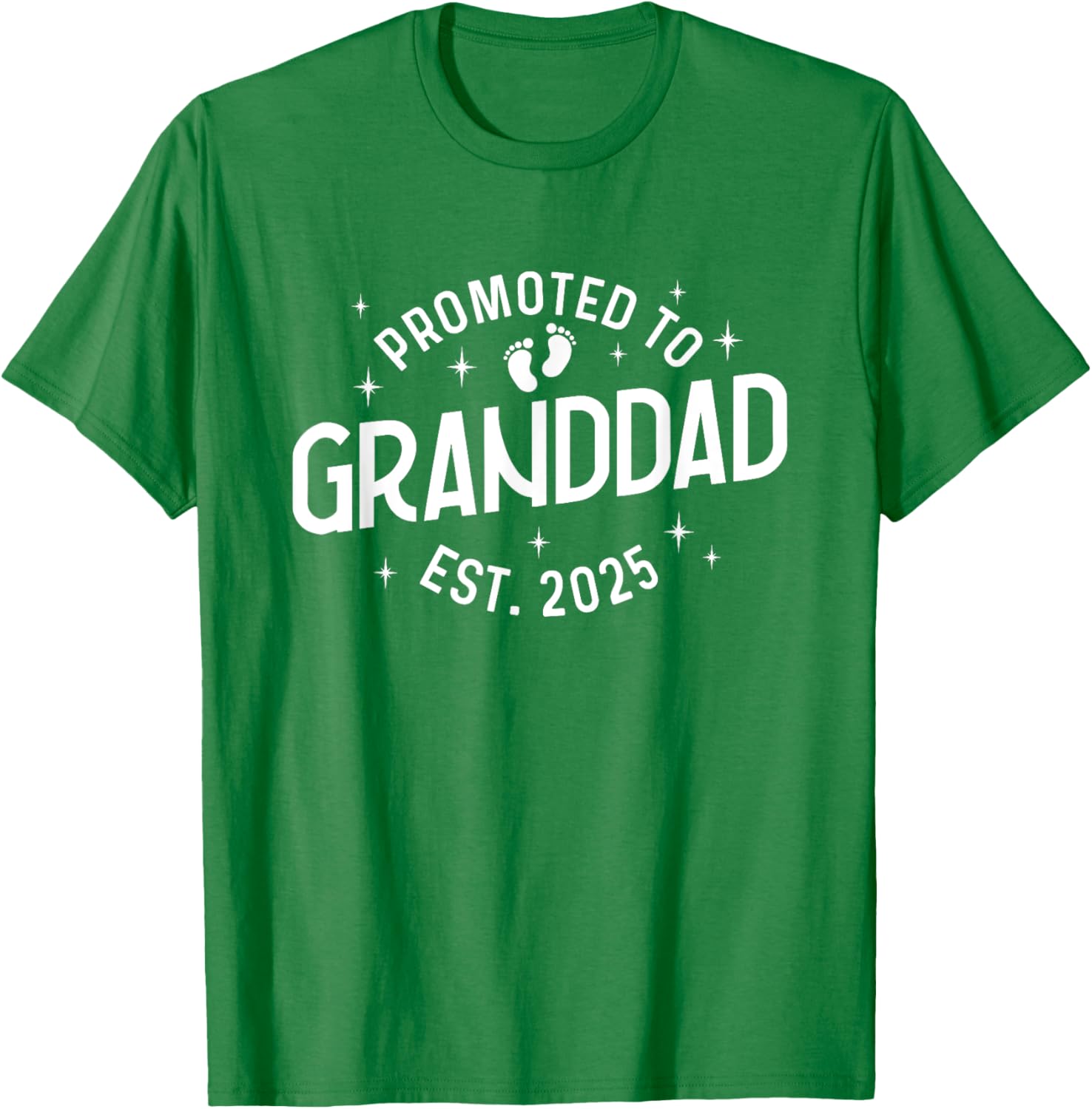 First Time Grandpa Promoted to Granddad 2025 Baby T-Shirt for New Dads - 13