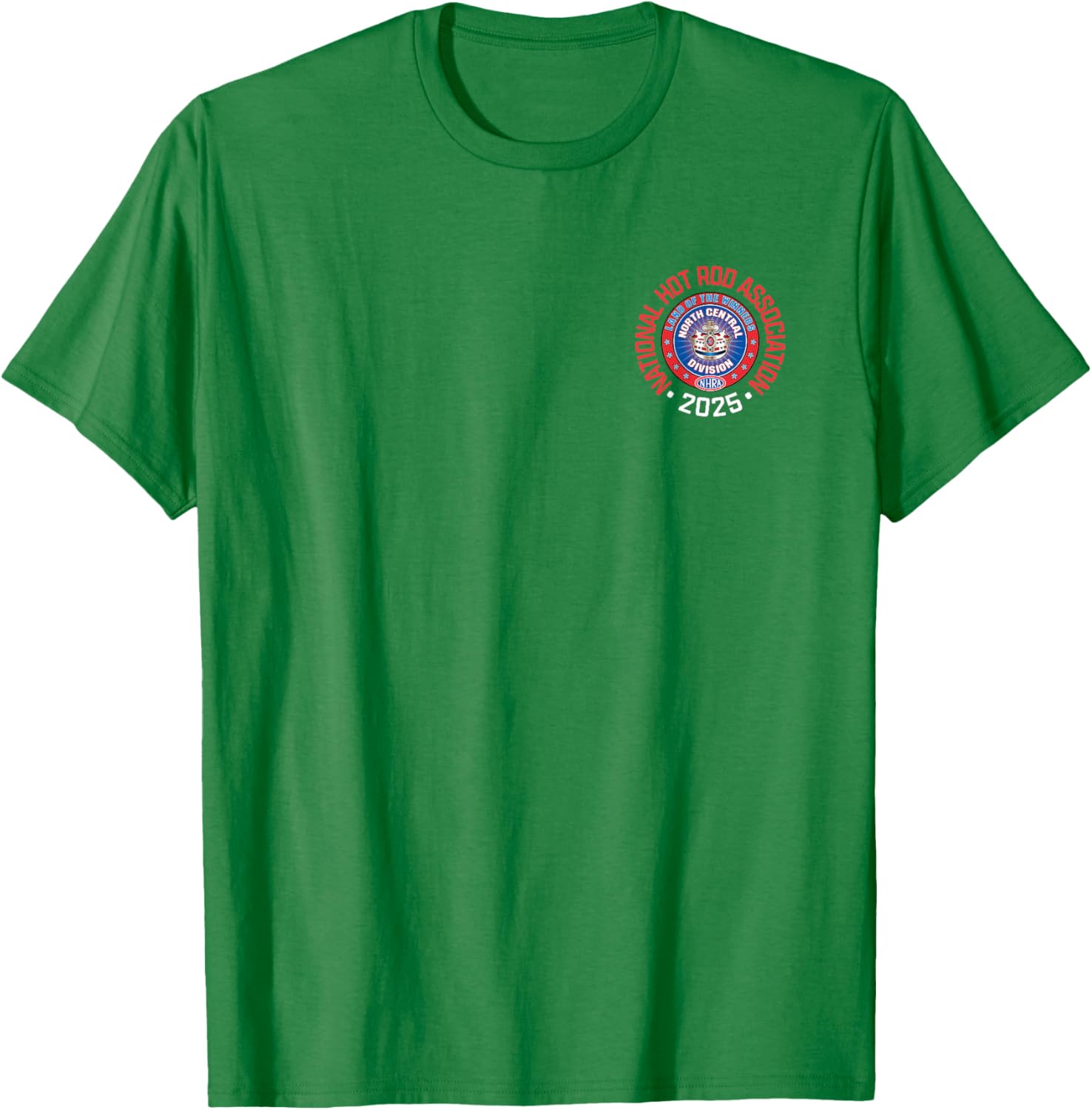 NHRA North Central Division Circle Logo T-Shirt for Racing Fans - 1