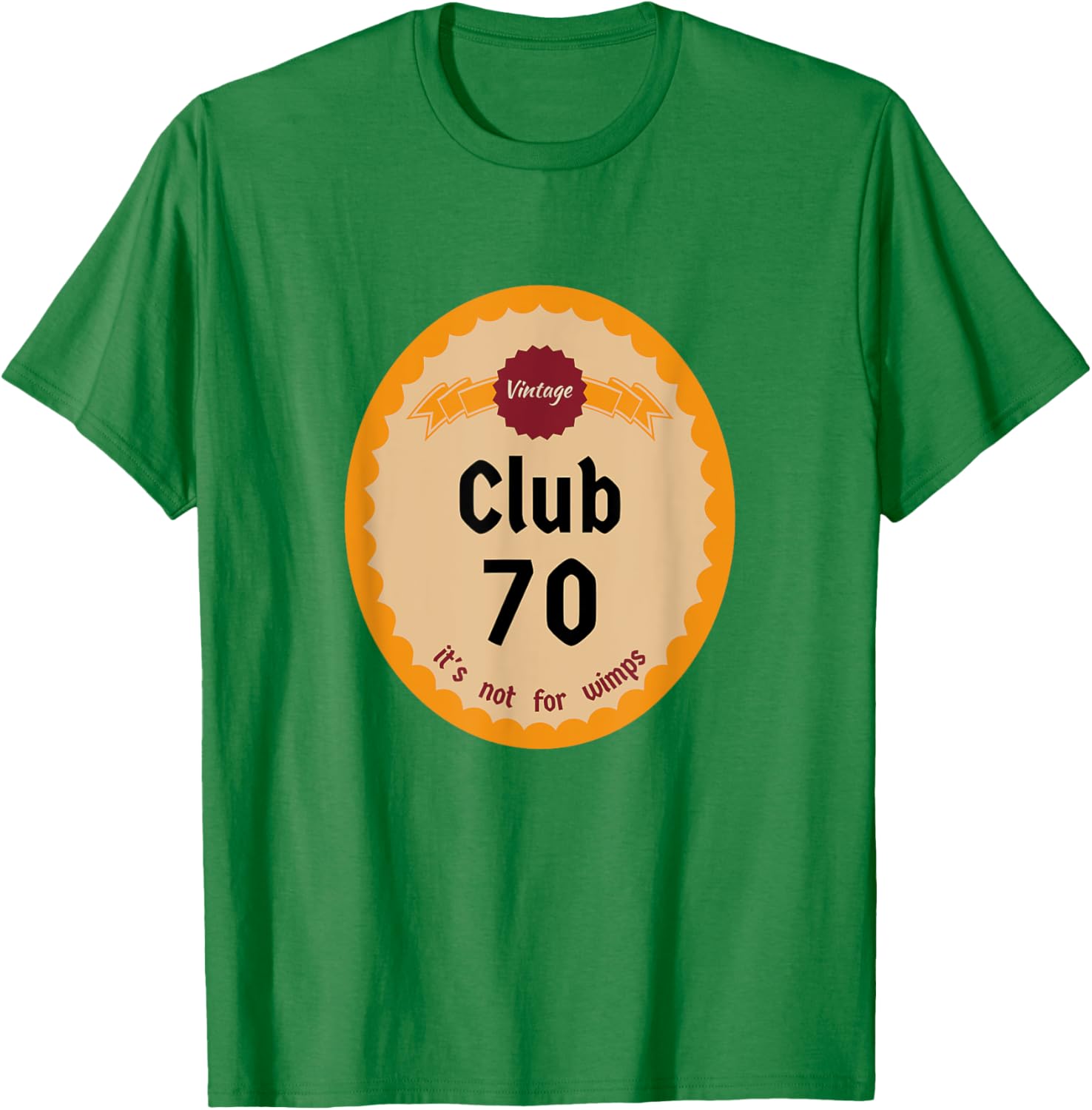 Vintage Club 70 It's Not for Wimps T-Shirt Cool Retro Graphic Tee - 9