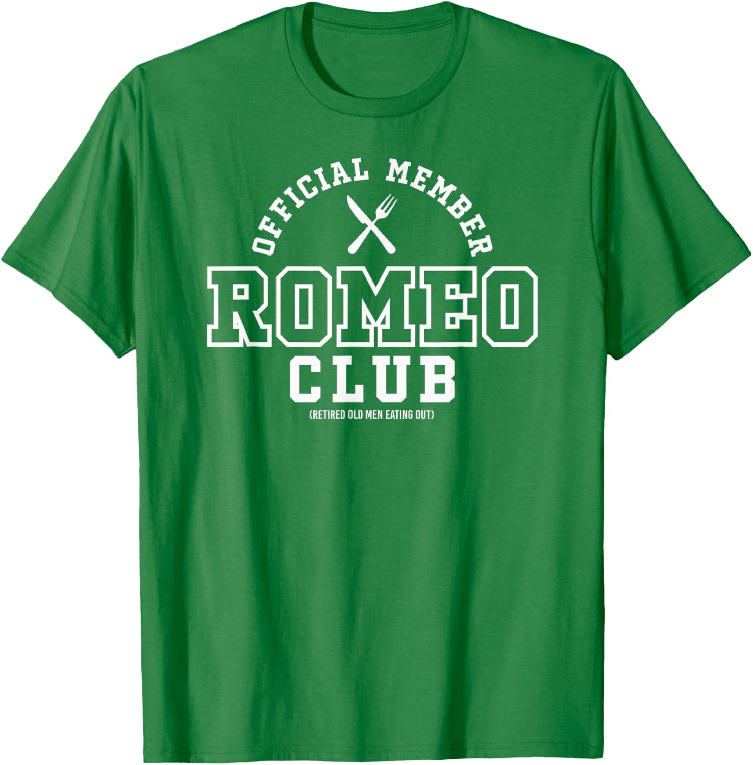 Official Member ROMEO Club White Print T-Shirt for Stylish Comfort - 12