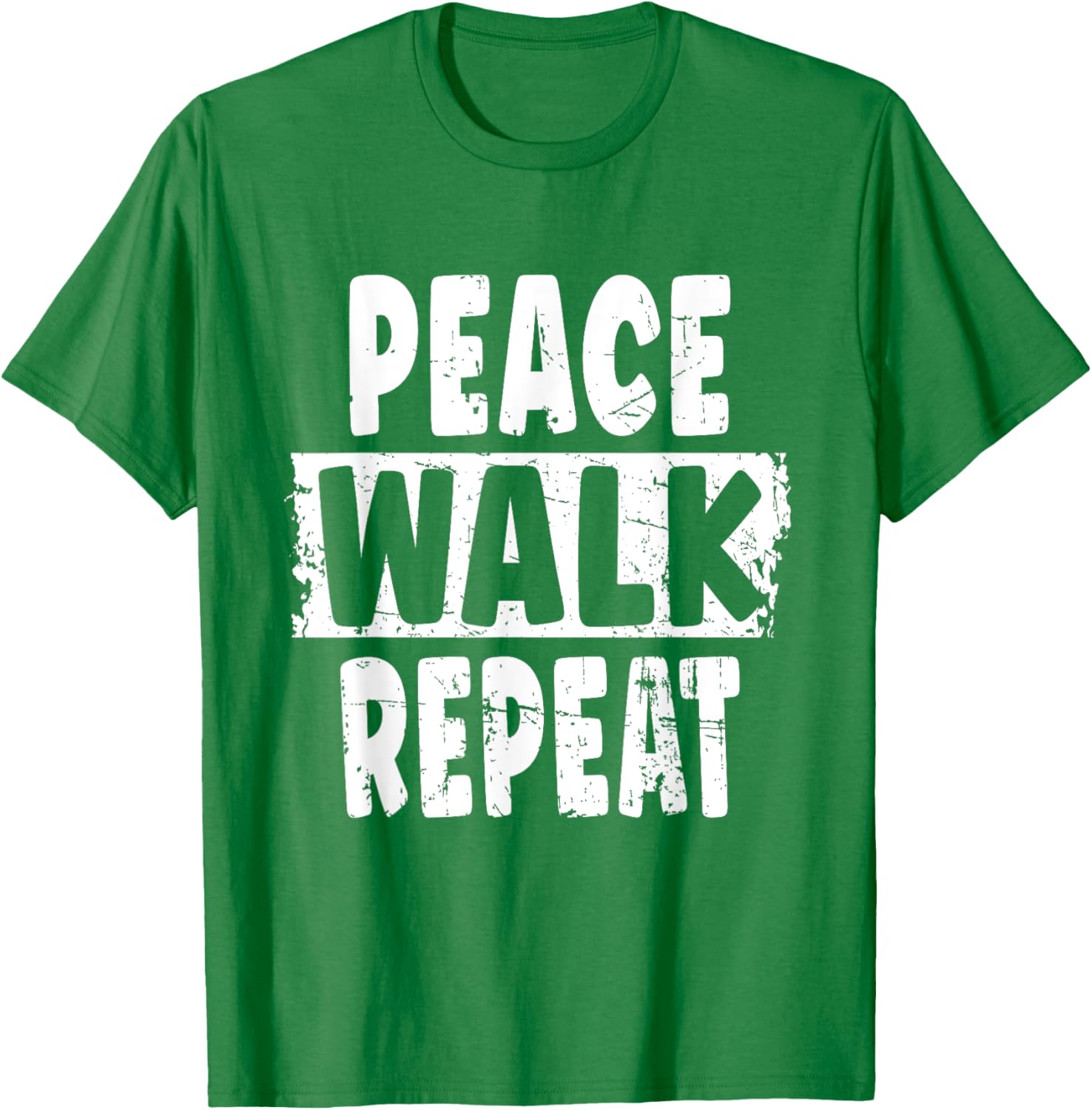 Peace Walk Repeat T-Shirt for Outdoor Enthusiasts and Silent Walk Lovers - 15