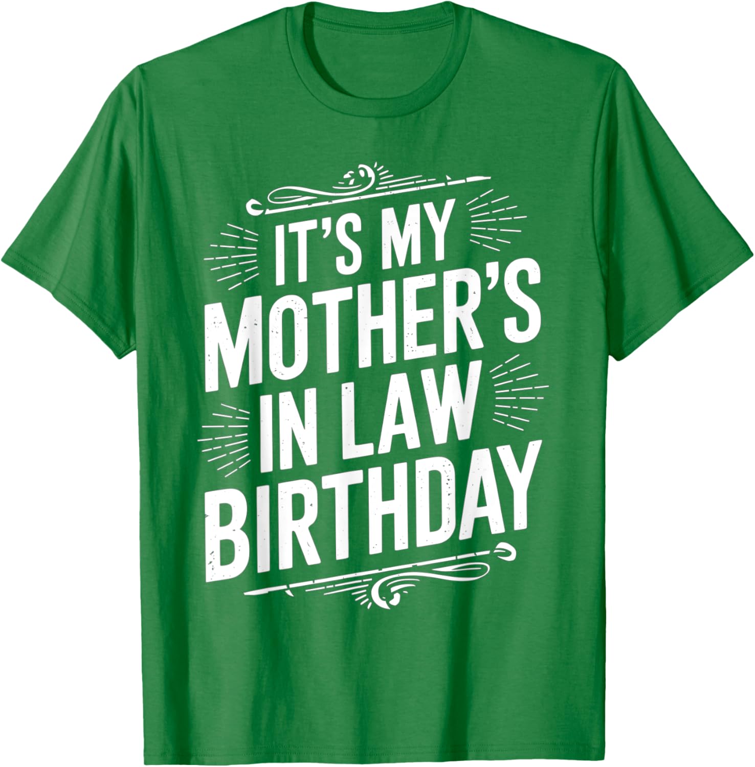 Vintage Distressed It's My Mother-in-Law's Birthday T-Shirt for Men and Kids - 16