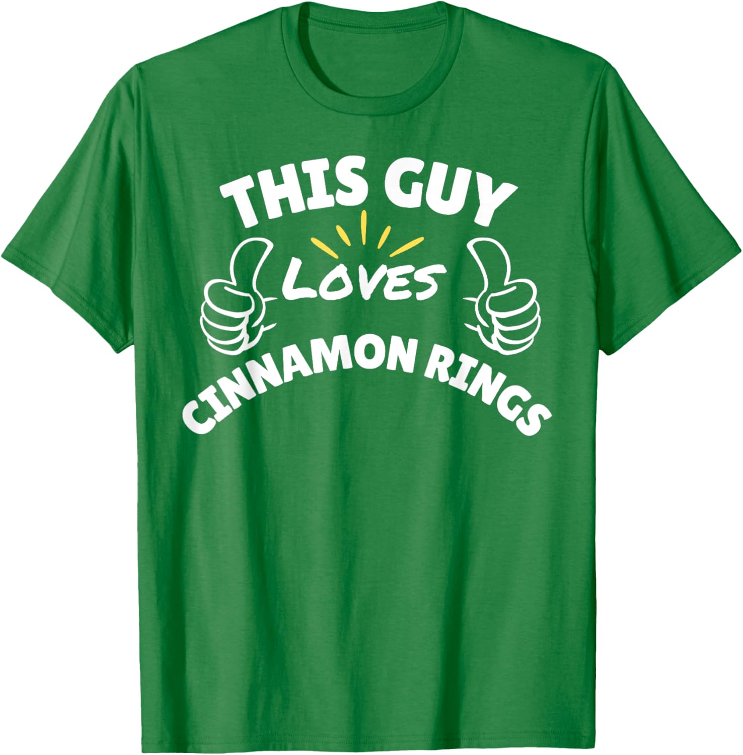 Funny Cinnamon Rings Graphic T-Shirt for Food Lovers and Snacks Fans - 9