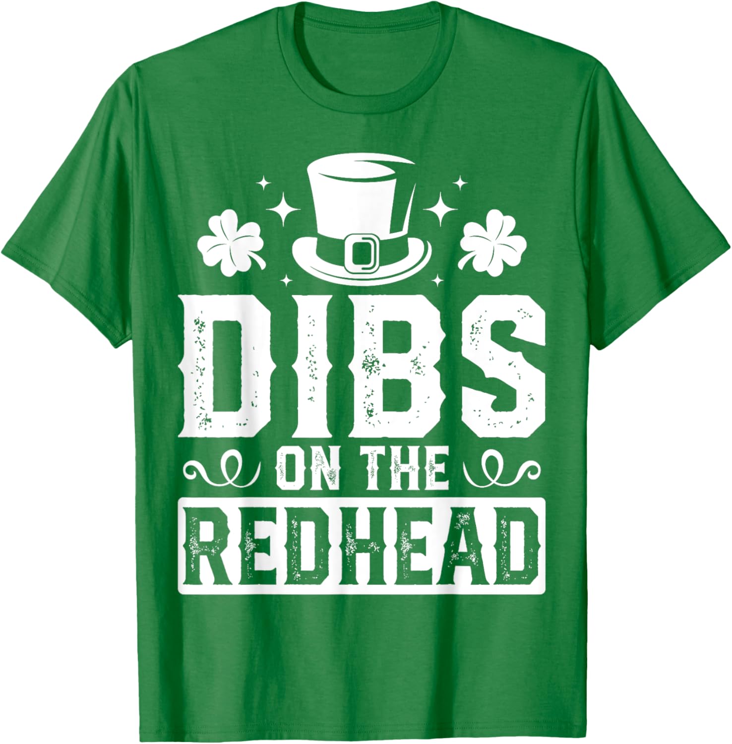 Funny Dibs On The Redhead St Patricks Day T-Shirt for Men and Husbands - 2
