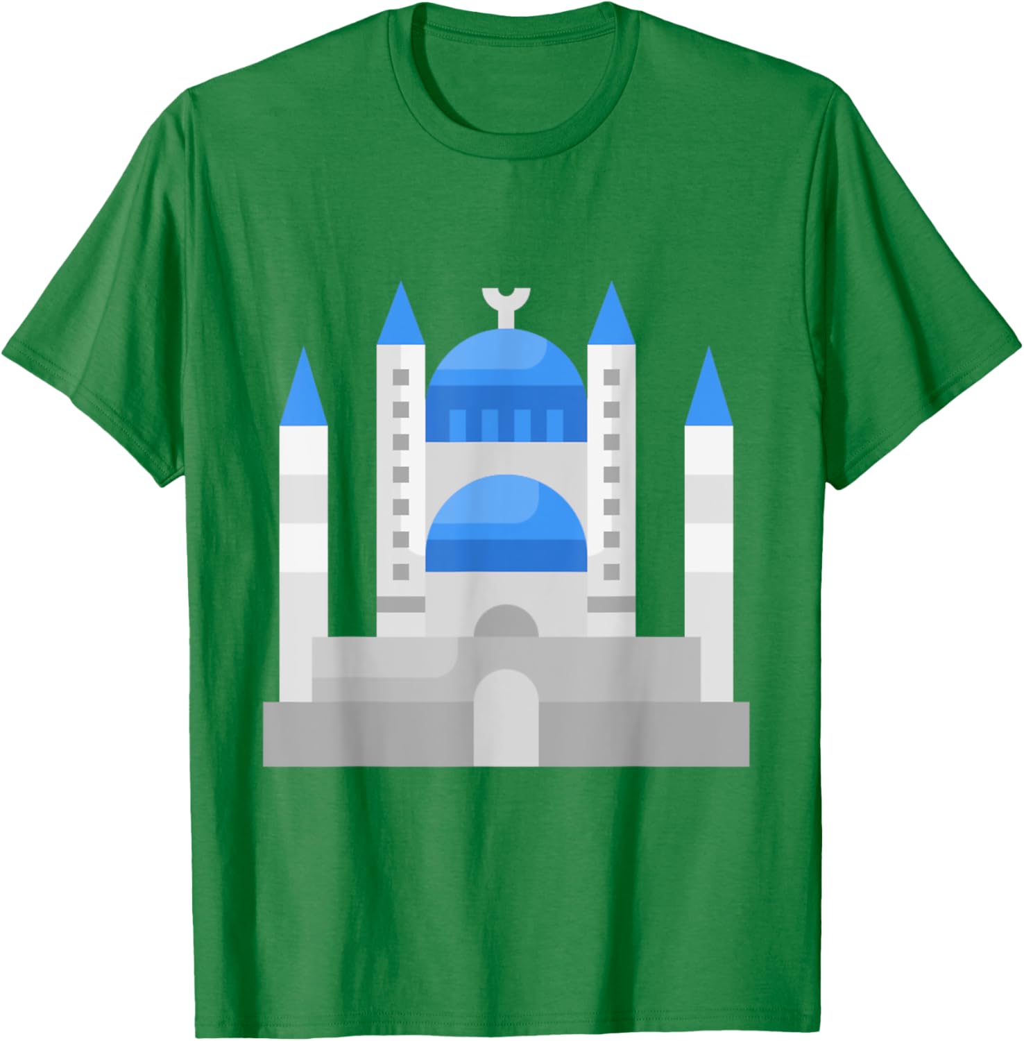 Istanbul Sultan Ahmet Blue Mosque Muslim T-Shirt for Men and Women - 8