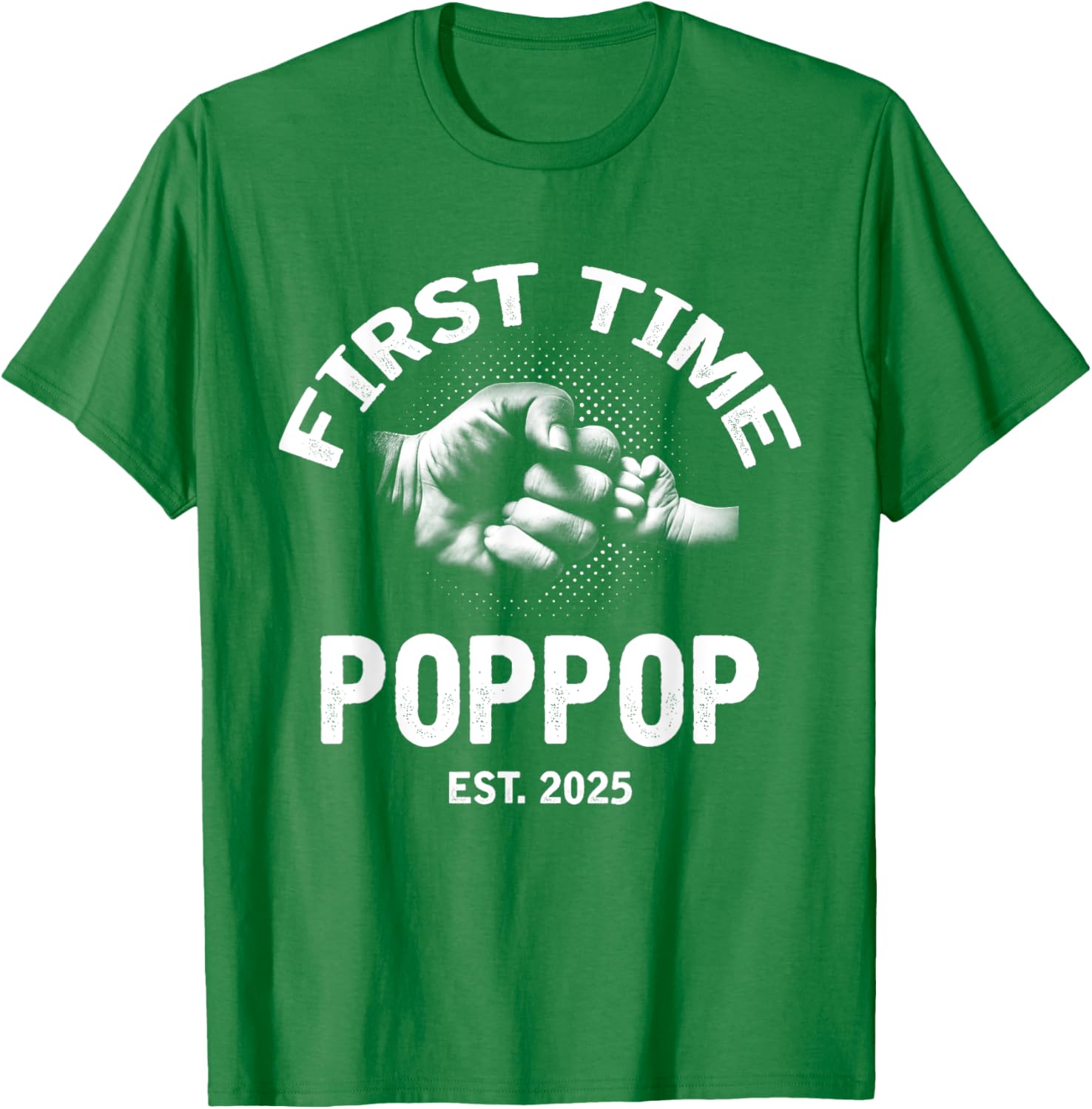 First Time Poppop Established 2025 Vintage Father's Day T-Shirt - 24