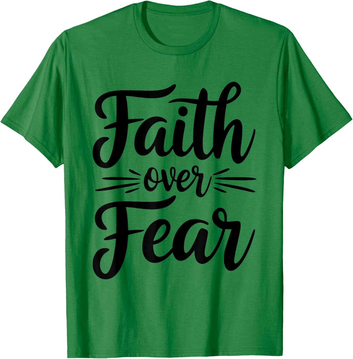 Faith Over Fear Inspirational Christian T-Shirt for Everyday Wear - 20
