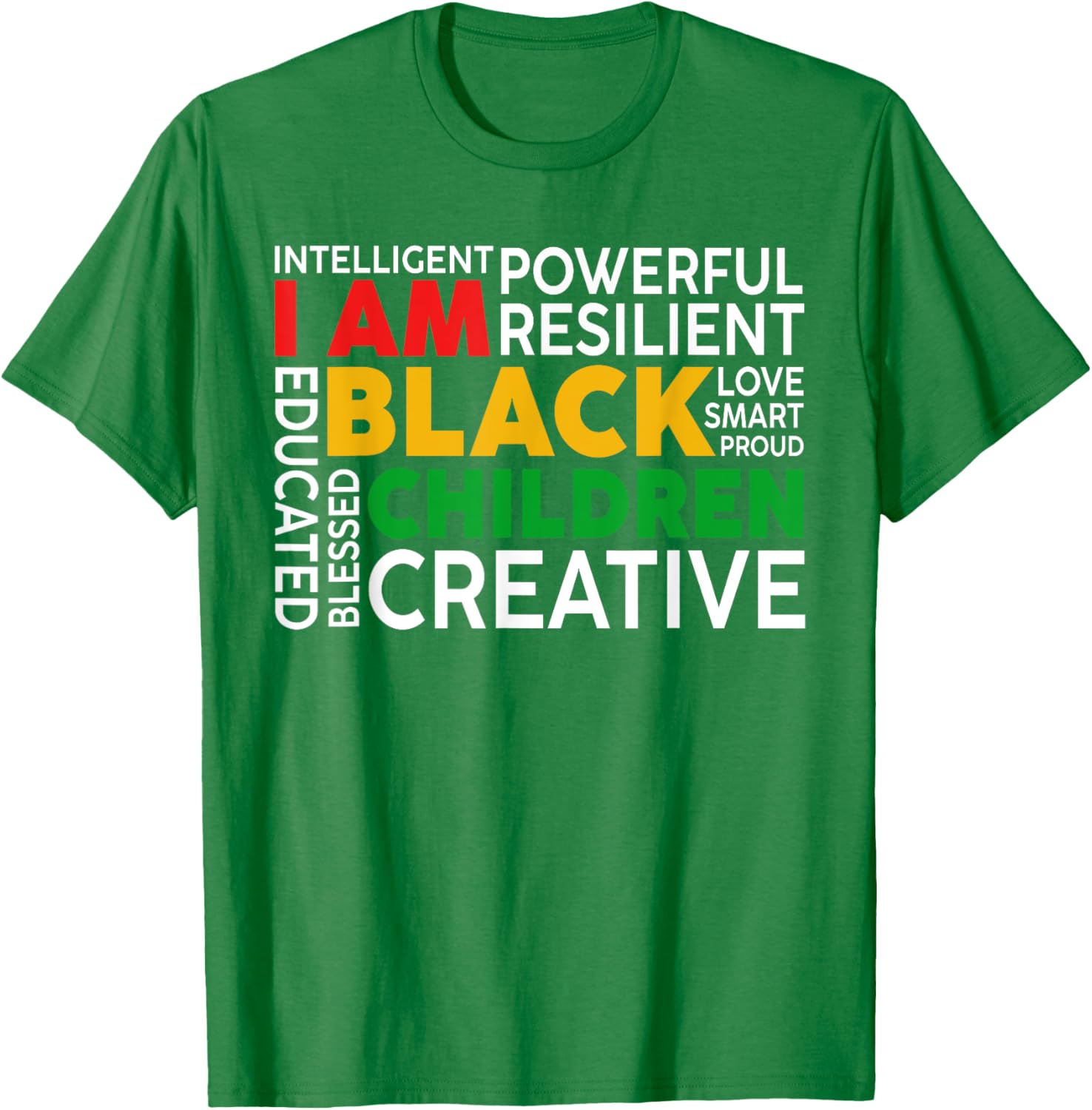 I Am Black Kids T-Shirt for Boys and Girls - Celebrate Black History Month - 20